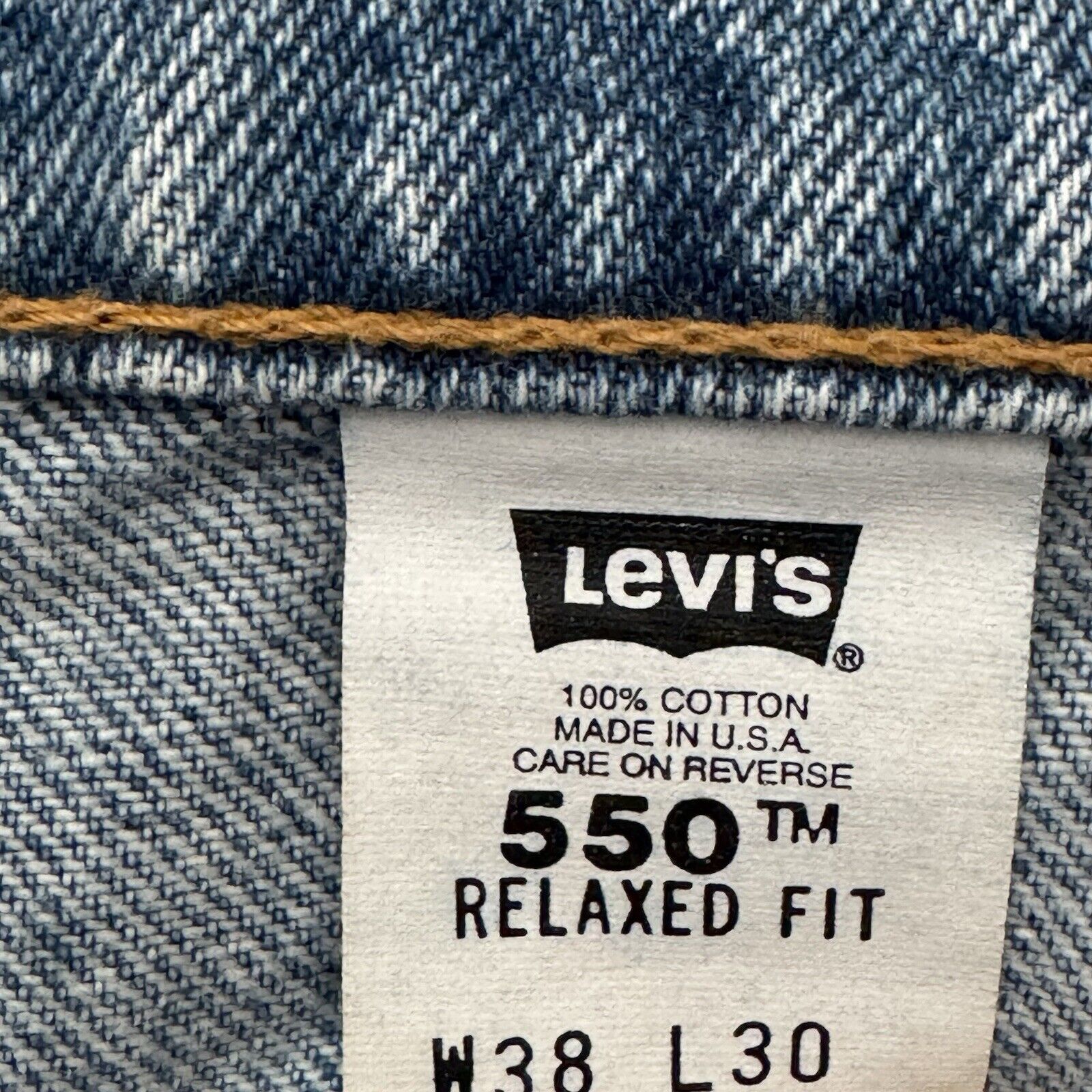 Levi's Levis 90s Y2K Relaxed 550 Jeans Mens 38X30 Baggy Streetwear Size US 38 / EU 54 - 7 Thumbnail