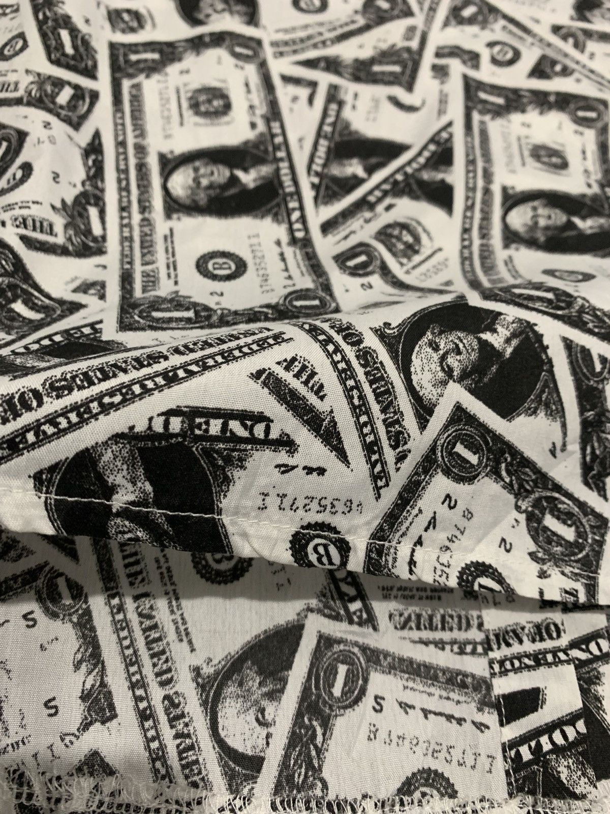 Japanese Brand Park Girl A stack of Dollar Bills Full Print Balloon Shirt Size XL / US 12-14 / IT 48-50 - 6 Thumbnail
