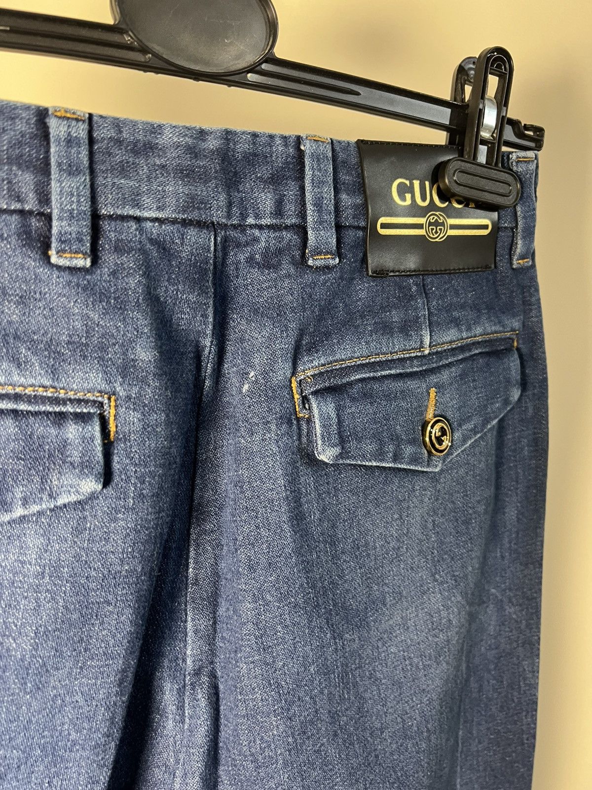 Gucci Gucci Wide Leg Flare Jeans Women’s Luxury Size 28" / US 6 / IT 42 - 6 Thumbnail