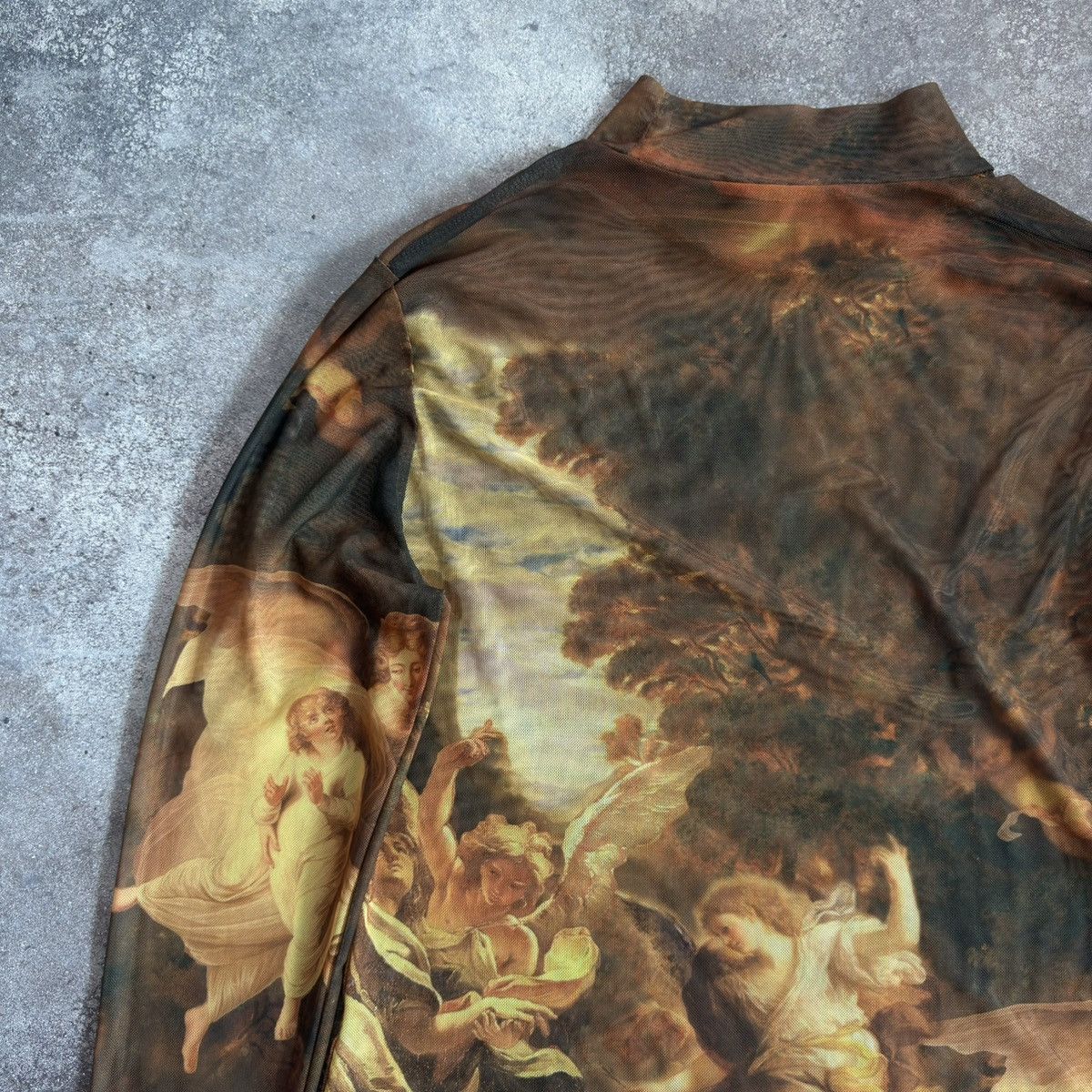 Hysteric Glamour × Japanese Brand Vintage Mesh Long Sleeve Top (Vive Maria JPG Gaultier Style) Size M / US 6-8 / IT 42-44 - 8 Thumbnail