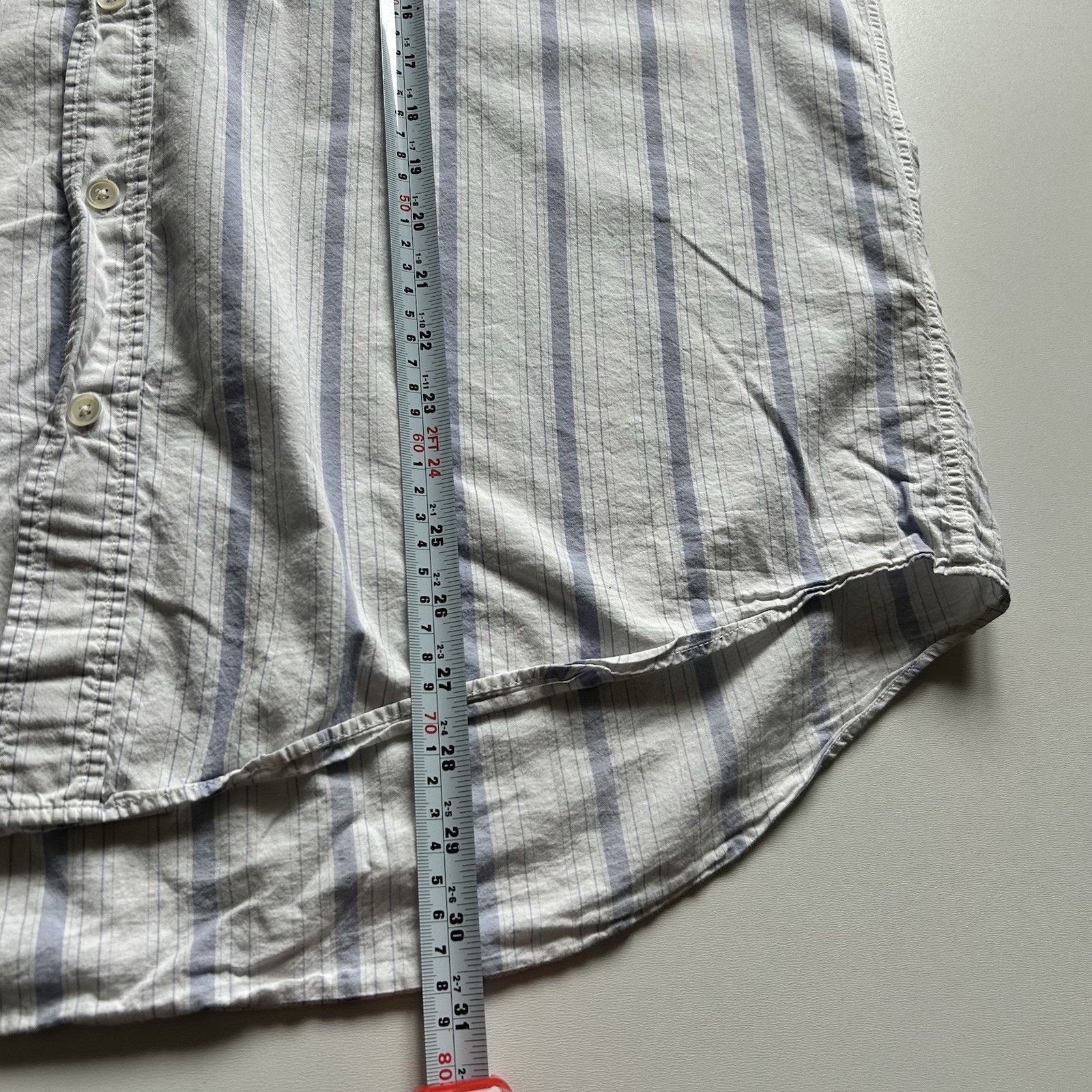 Stussy Vintage Stussy Shirt Size XL Button Up Striped Pocket Logo Size US XL / EU 56 / 4 - 8 Thumbnail