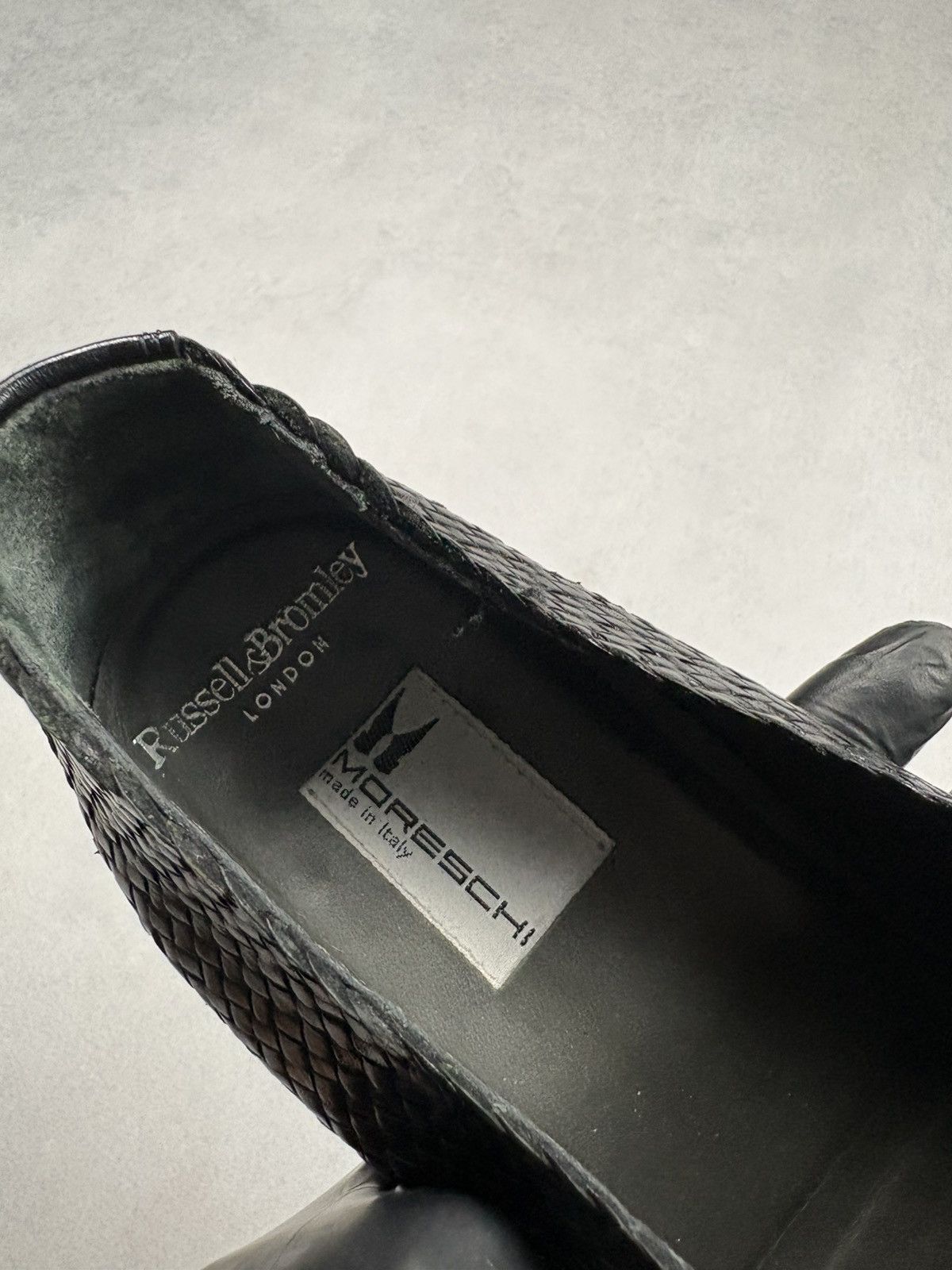 Moreschi Russell & Bromley x Moreschi Woven Leather Slip-On Shoes 42 Size US 9 / EU 42 - 15 Thumbnail