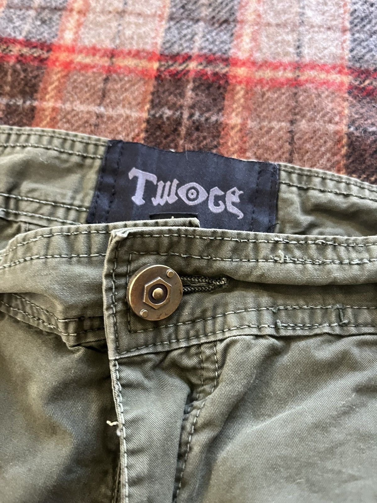 Waste(twice) Y2K 2000’s Twoce Multipocet Military Grunge Wear shorts 36 Size US 36 / EU 52 - 6 Thumbnail