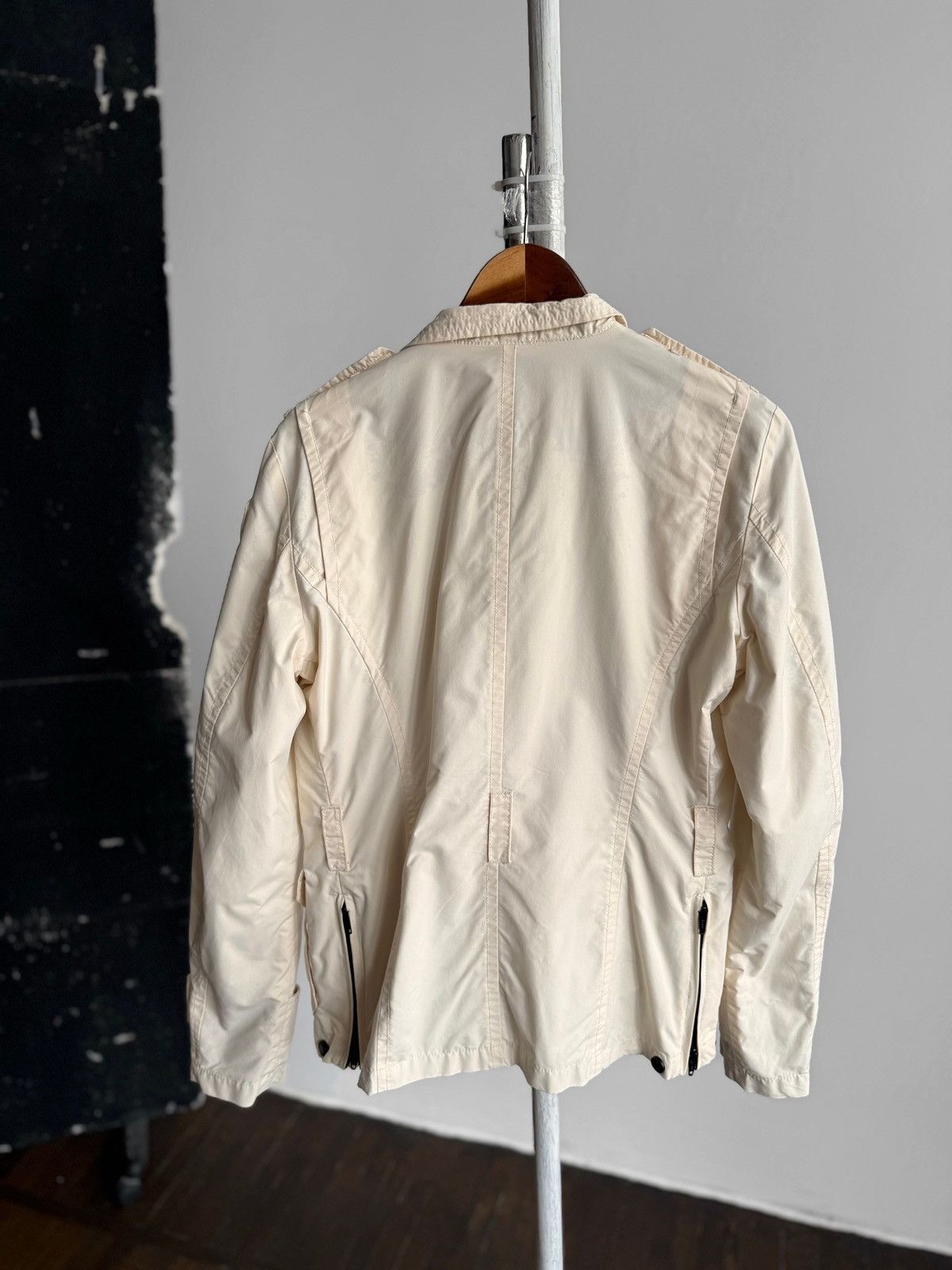 Other Blauer U.S.A. Womens Beige Button Front Utility Field Jacket Size M / US 6-8 / IT 42-44 - 4 Thumbnail