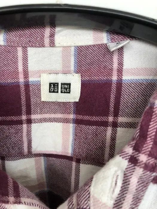 Flannel Japanese Brand Uniqlo Plaid Tartan Flannel Shirt 👕 Size US XL / EU 56 / 4 - 3 Thumbnail