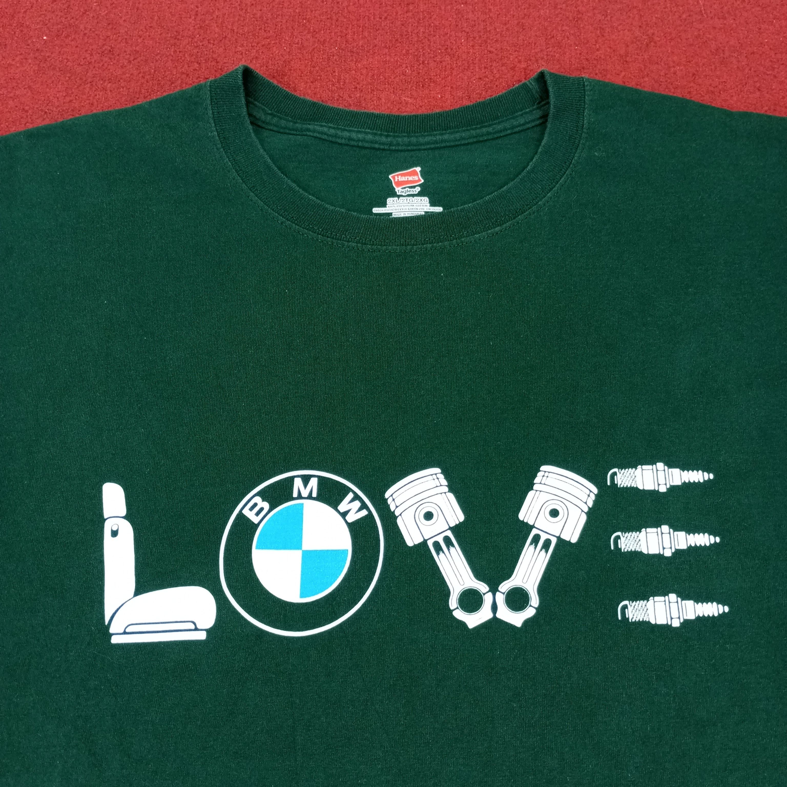 BMW × Vintage BMW Logo Design Motorsports Love Style Tshirt Size US XXL / EU 58 / 5 - 2 Thumbnail