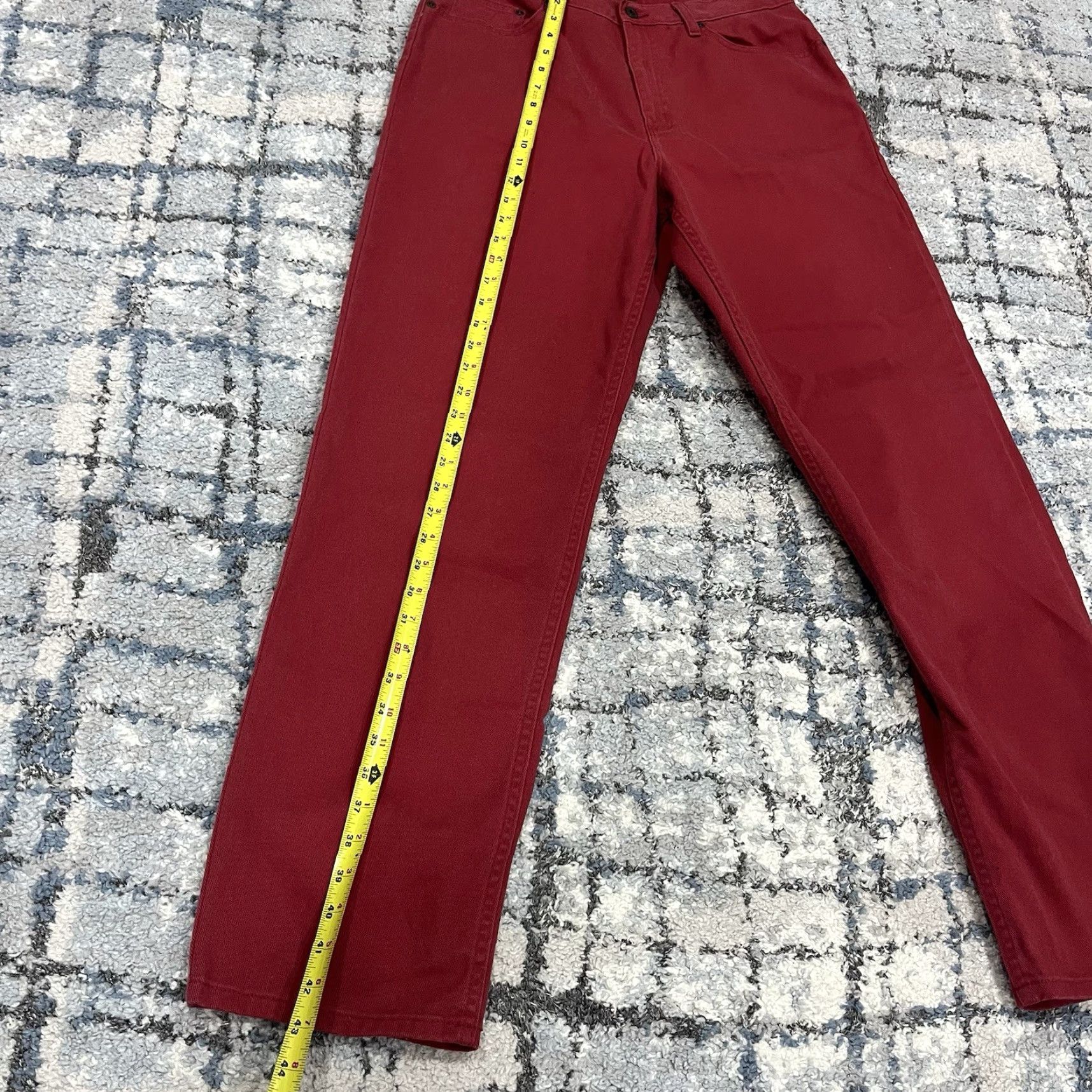 Vintage L.L. Bean Pants Womens Size 14 Straight Leg Chino Pockets Red Shirt? Size 36" / US 14 / IT 50 - 5 Thumbnail
