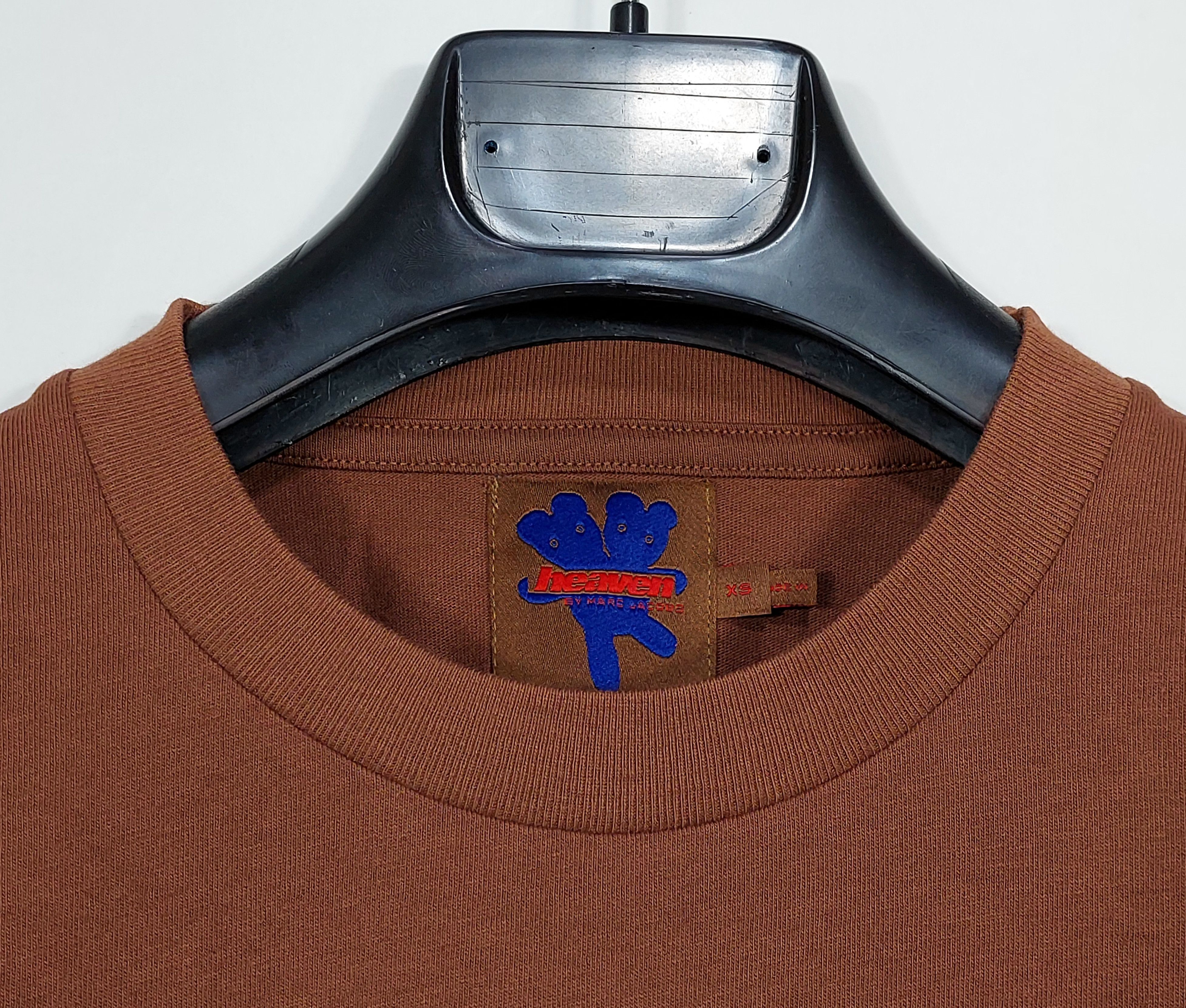 Heaven by Marc Jacobs distorted logo tshirt - brown Size US XS / EU 42 / 0 - 2 Thumbnail