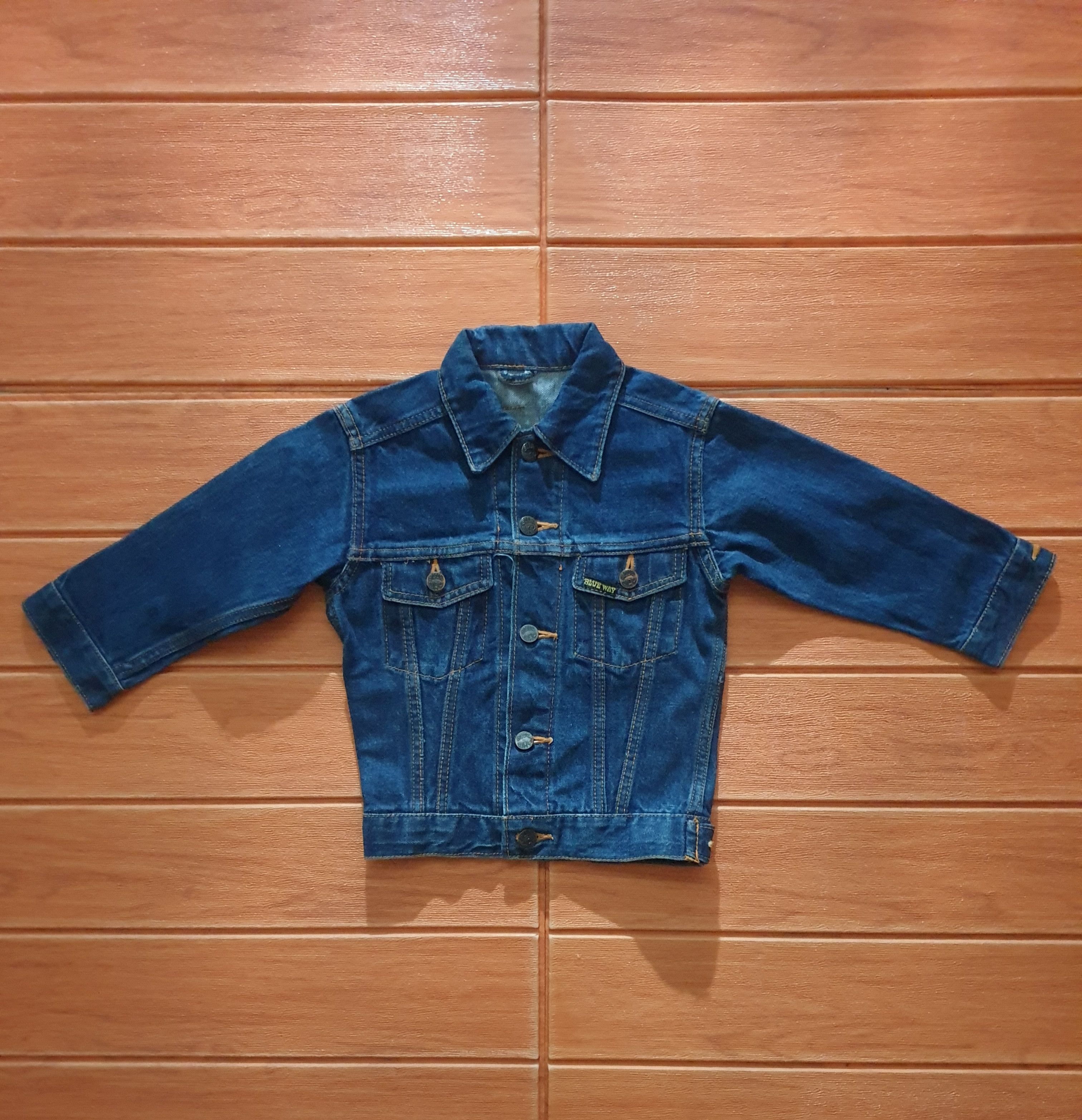 💥Vintage blue way selvedge jacket