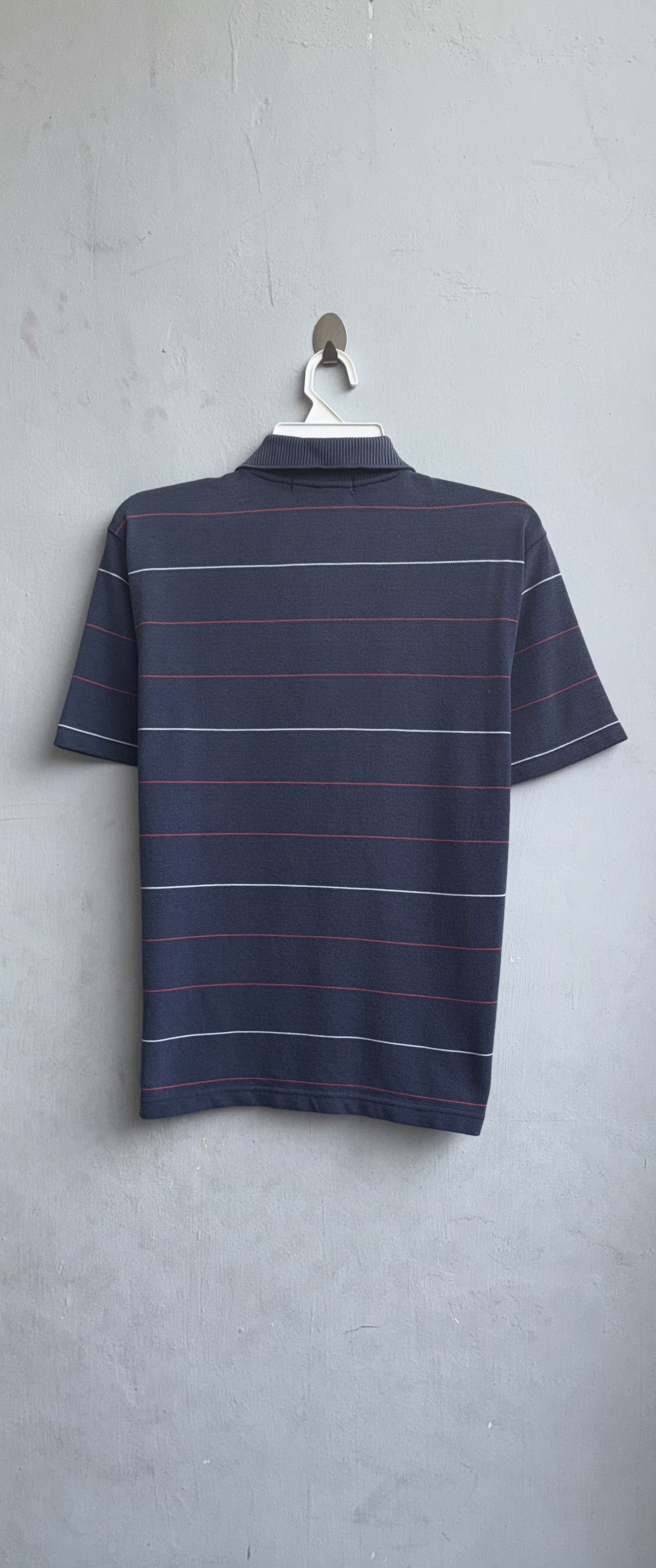 TED LAPIDUS Ted Lapidus Stripe Polo Shirt Size US M / EU 48-50 / 2 - 5 Thumbnail