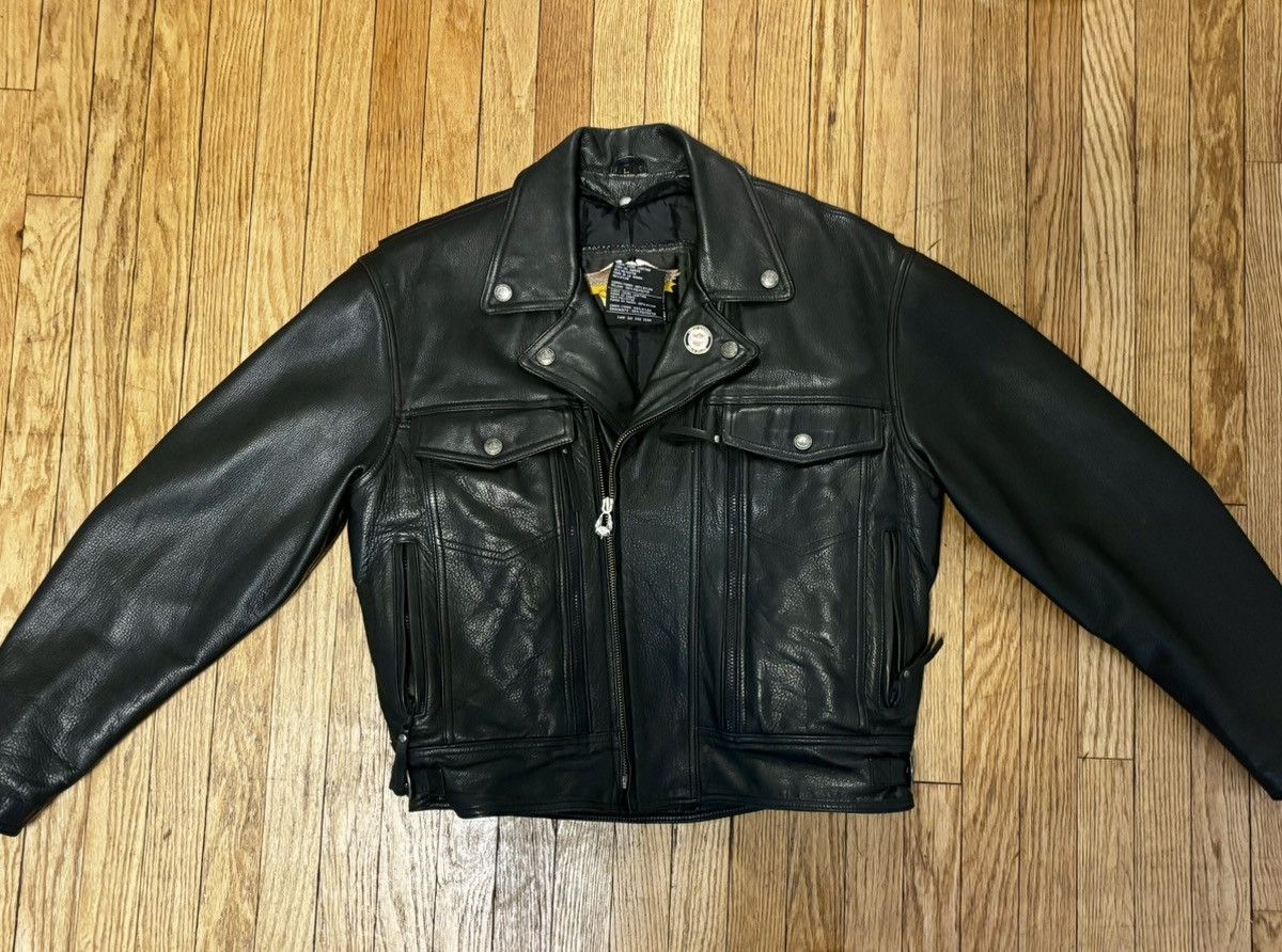 Harley Davidson Rare 90s “American Legend” Harley Davidson Riding Jacket Size US L / EU 52-54 / 3 - 1 Thumbnail