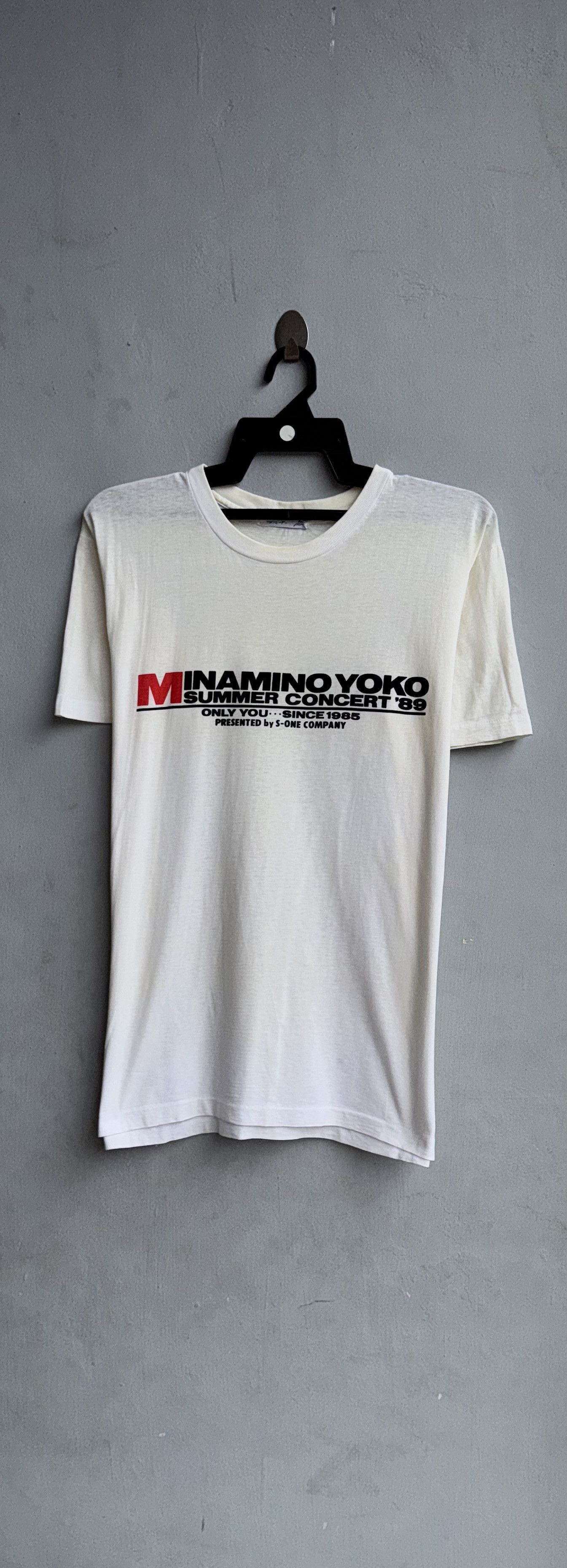 Band Tees × Japanese Brand × Vintage Yoko Minamino Concert 1989's Vintage Shirt Size US M / EU 48-50 / 2 - 1 Thumbnail