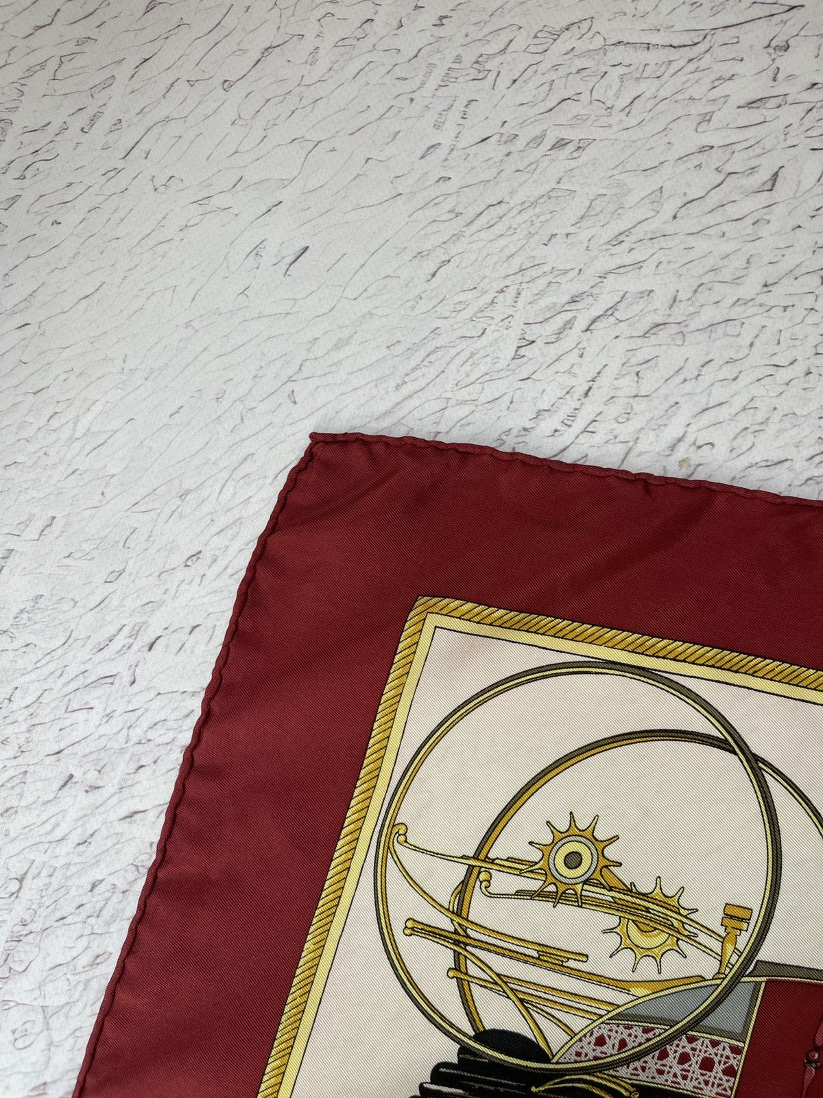 Hermes Hermes Les Voitures a transformation vintage silk scarf Size ONE SIZE - 12 Thumbnail