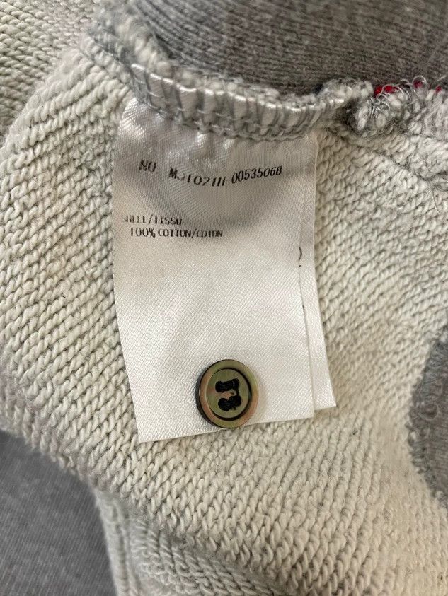 Thom Browne Thom browne Gray four-striped round-neck sweatshirt 2504-Ne Size US XS / EU 42 / 0 - 7 Thumbnail