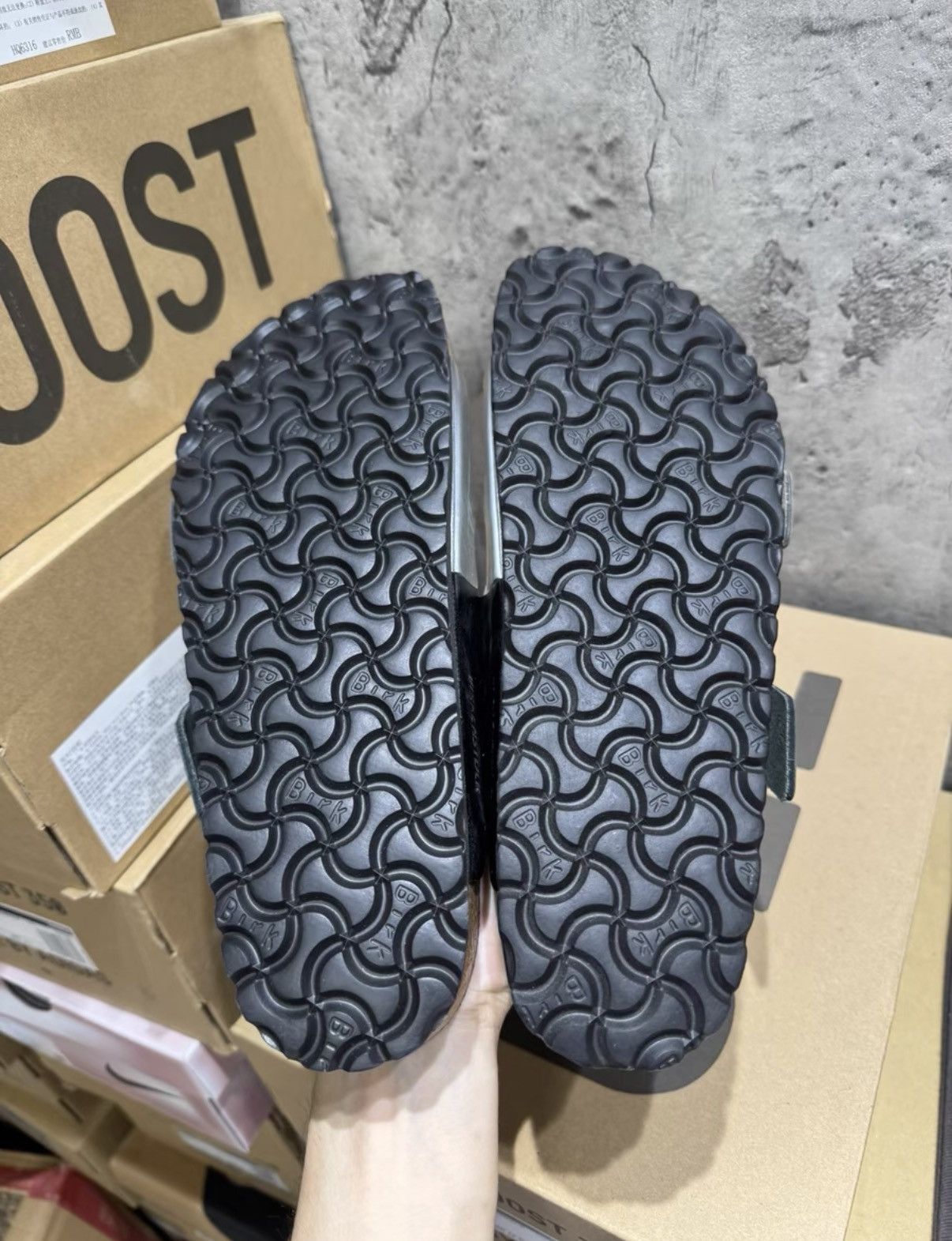 Rick Owens Rick Owens Black Silver Patent Cork Footbed Sandals K37 Size US 8.5 / EU 41-42 - 6 Thumbnail