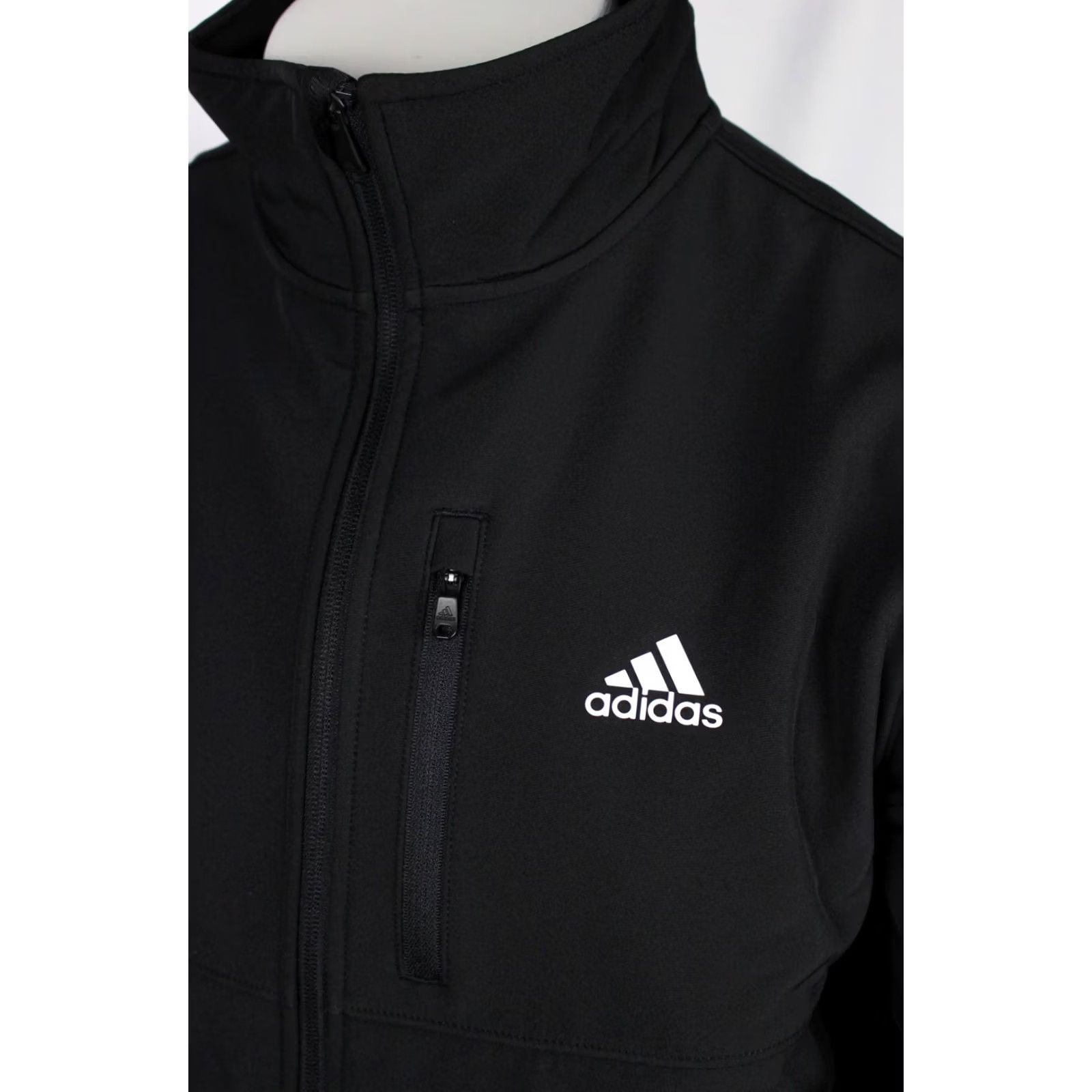 Adidas Adidas Golf Jacket Full Zip M Medium Black Softshell Pockets Mens Size US M / EU 48-50 / 2 - 4 Thumbnail