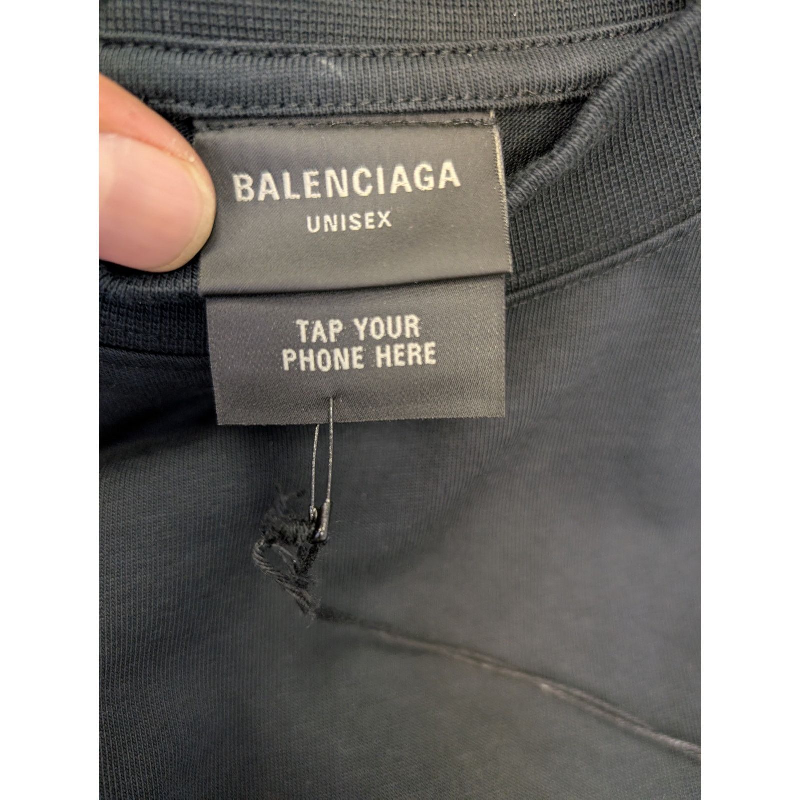 Balenciaga o1rshd1 Need for Speed Long Sleeve Large Fit T-Shirt Black Size US M / EU 48-50 / 2 - 14 Thumbnail