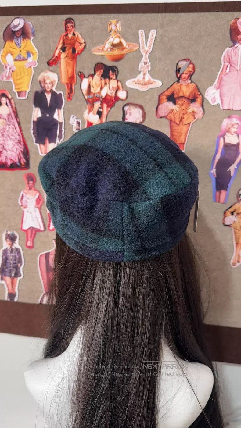 Vivienne Westwood Vivienne Westwood Out-of-Print Plaid Newsboy Cap Size ONE SIZE - 5 Thumbnail