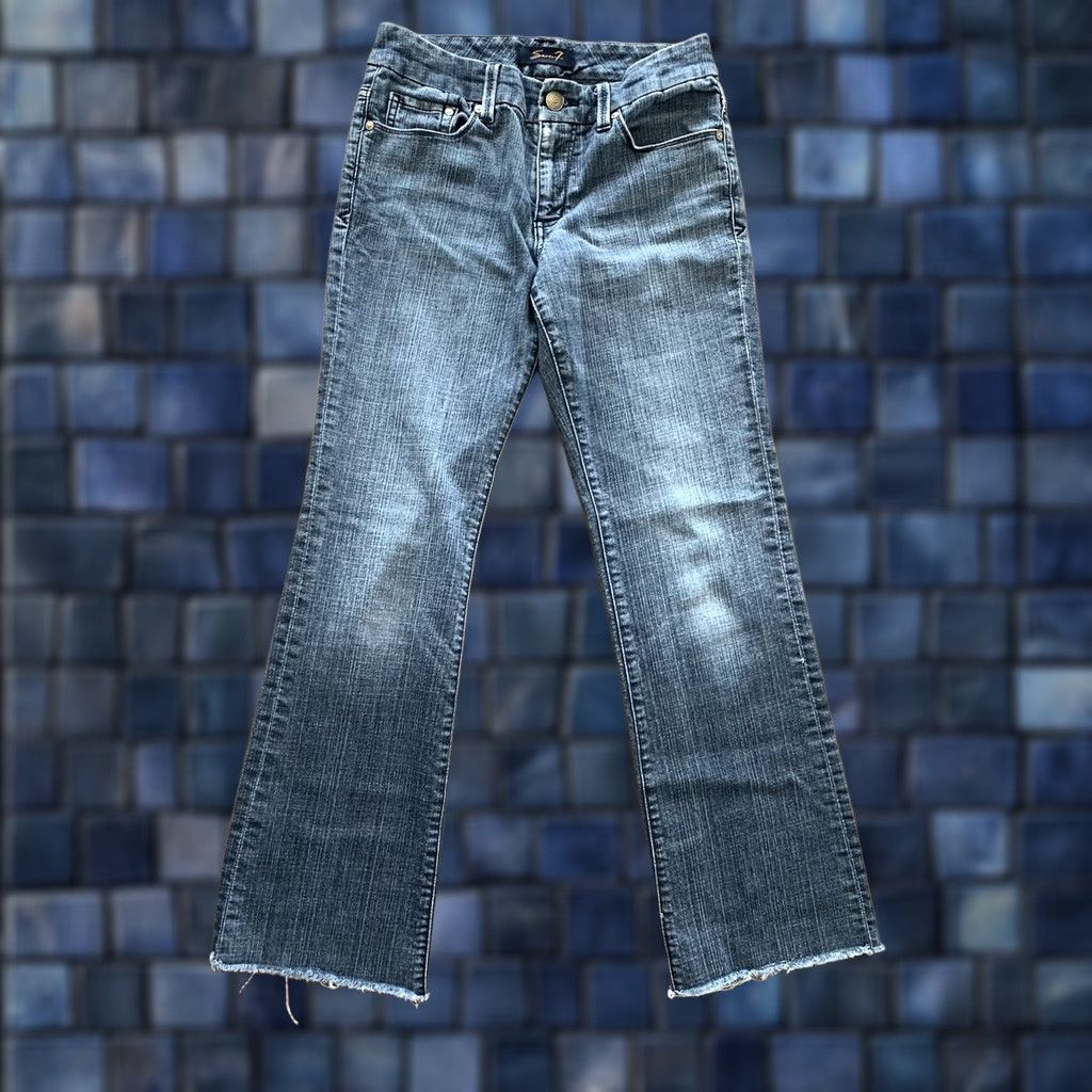 Vintage Seven 7 Jeans Womens 4 Bootcut Denim Pants 29x30 Relaxed Medium Blue Shirt Women Jeans 5-Pocket Style Size 27" / US 4 / IT 40 - 1 Thumbnail