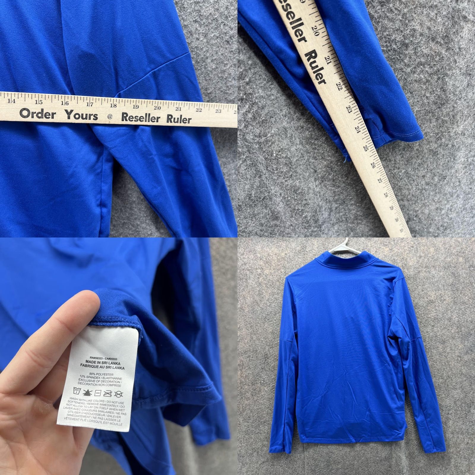 Nike Nike Sweatshirt Women Medium Blue Athletic Dri-FIT Running Swoosh Size M / US 6-8 / IT 42-44 - 8 Thumbnail