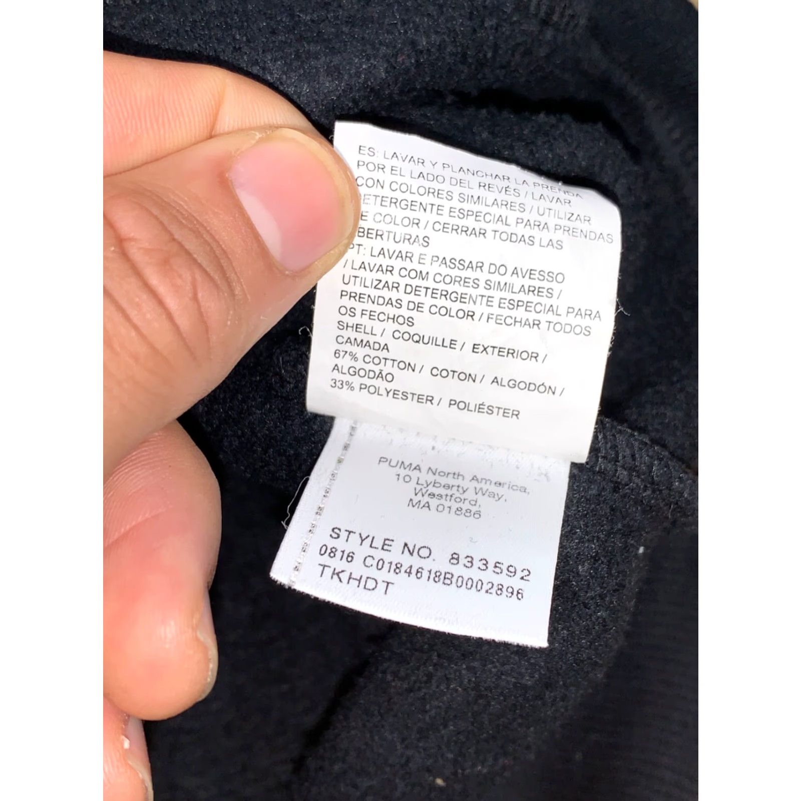 Puma Puma Track Jacket Mens 2XL Navy Blue Full Zip Cotton Blend Casual Zip Jacket Track 2XL Mens Navy Blue Puma Size US XXL / EU 58 / 5 - 4 Thumbnail