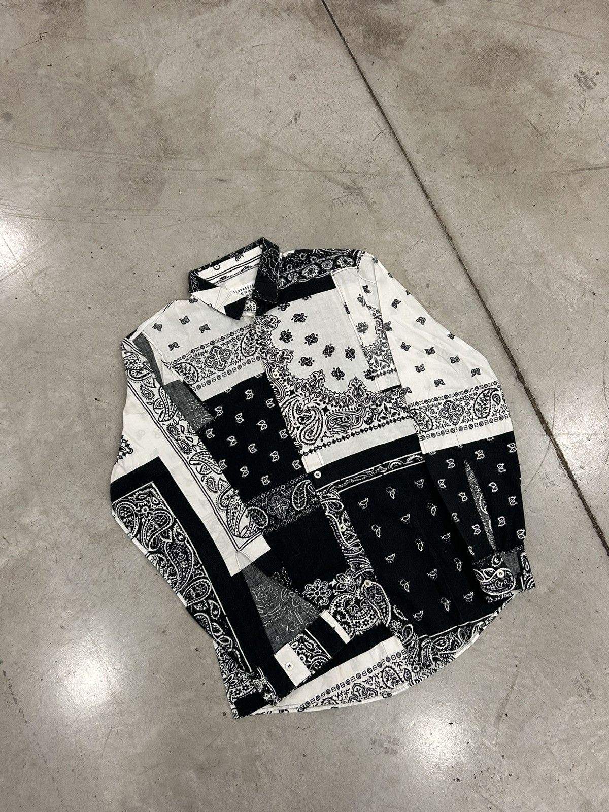 Maison Margiela Margiela 2012 Paisley / Patchwork Shirt [ Runway - Artisanal Size US M / EU 48-50 / 2 - 2 Thumbnail