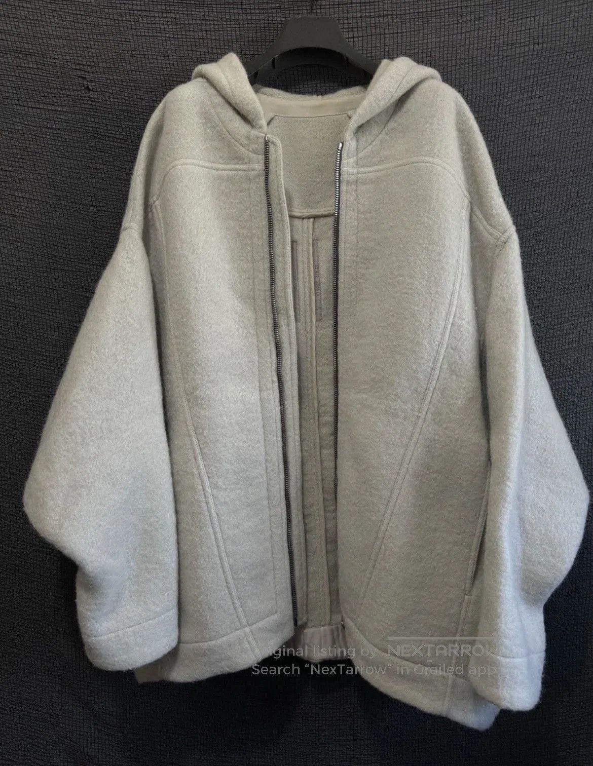 Rick Owens oversized batwing hooded jacket by Rick Owens. Size US L / EU 52-54 / 3 - 5 Thumbnail