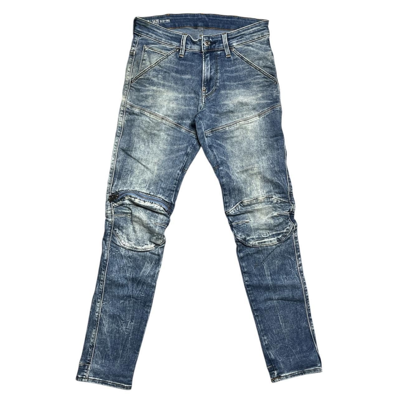 G-Star gstar moto knee zip jeans Size US 29 - 1 Thumbnail