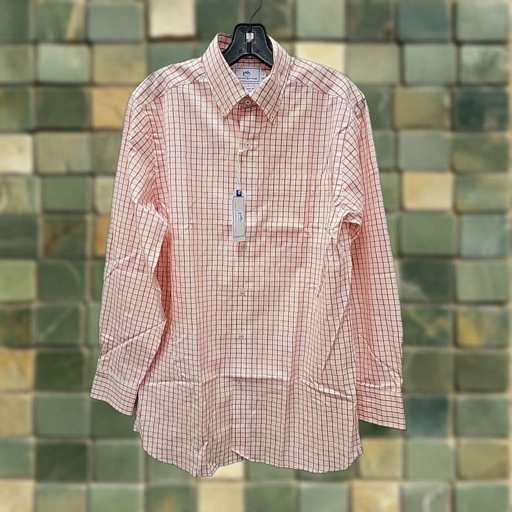 Southern Tide NWT Southern Tide Shirt Mens S Classic Fit Button Up Cotton Preppy Multicolor Check Long Sleeve Button-Up Theme Preppy Mens Size US S / EU 44-46 / 1 - 1 Thumbnail
