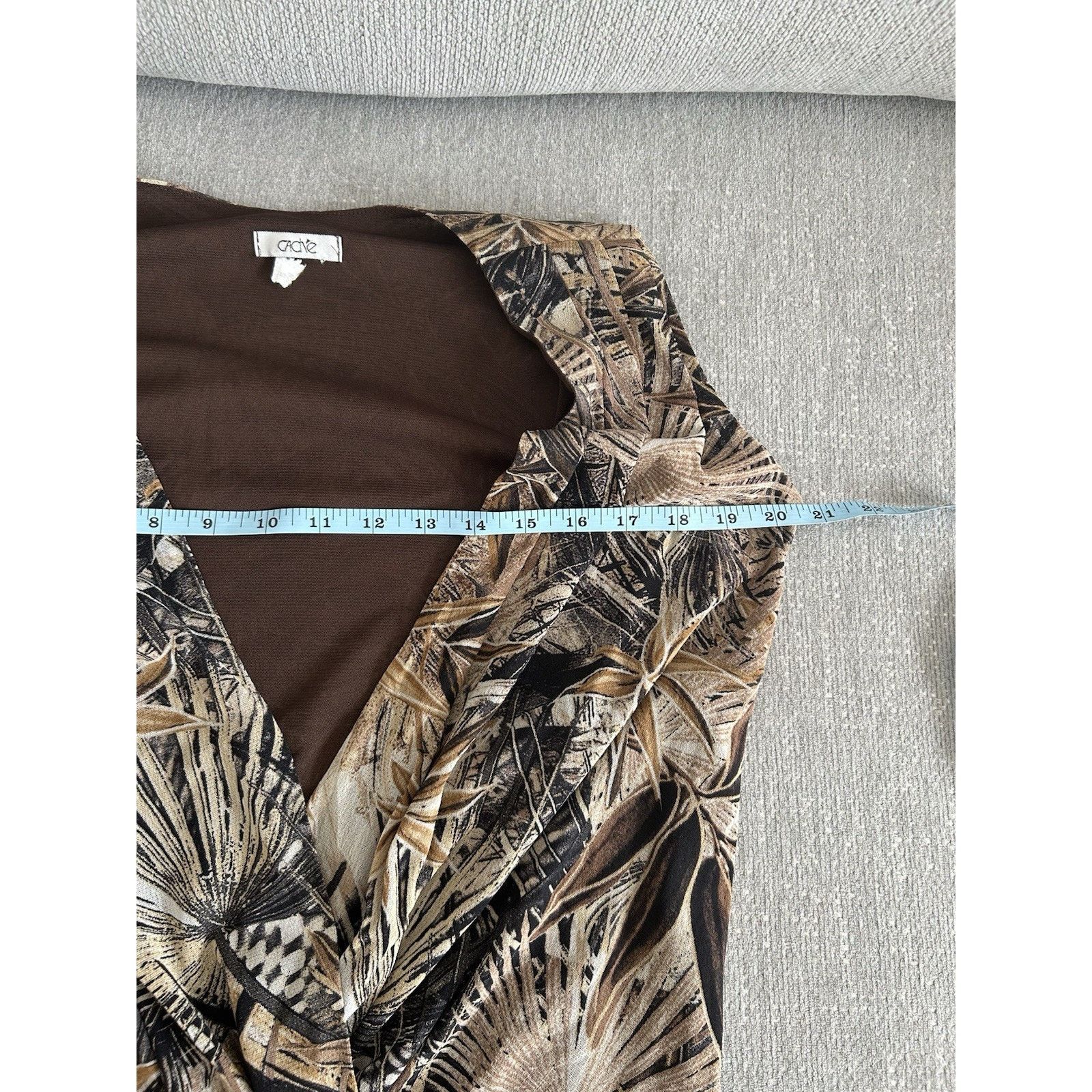 Other Cache Y2K Forrest Plunge Sirencore Stretch Top L Mermeid Size L / US 10 / IT 46 - 8 Thumbnail