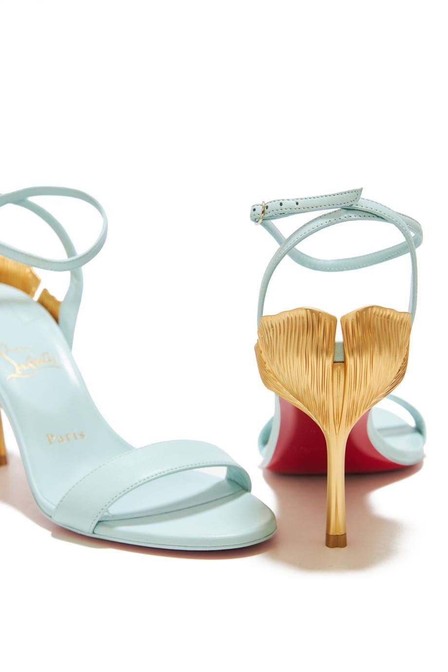 Christian Louboutin o1w1db10325 Sandals in Blue Size US 7 / IT 37 - 4 Thumbnail
