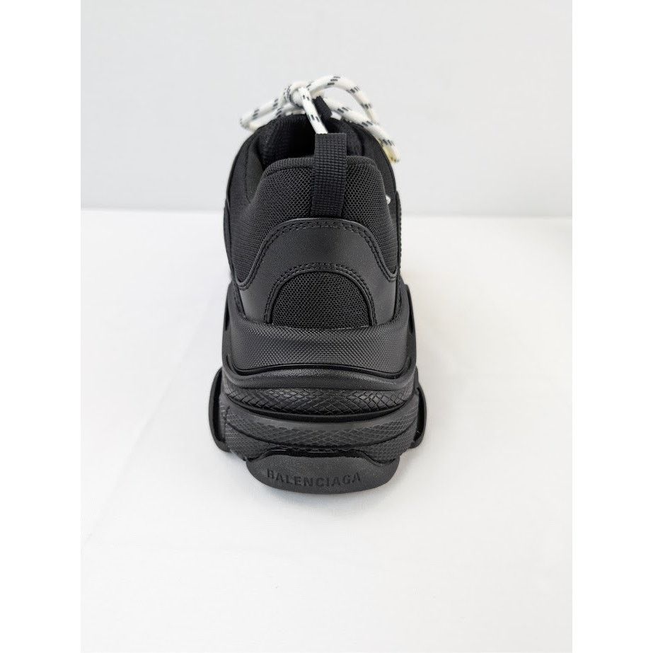 Balenciaga o1rshd1 Triple S Sneakers in Black/Yellow Size US 12 / EU 45 - 16 Thumbnail