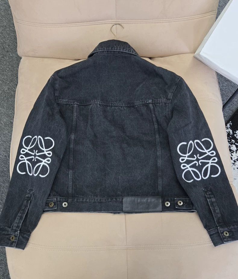 Loewe LOEWE Turn down single row snap loose jeans jacket Size US S / EU 44-46 / 1 - 2 Thumbnail