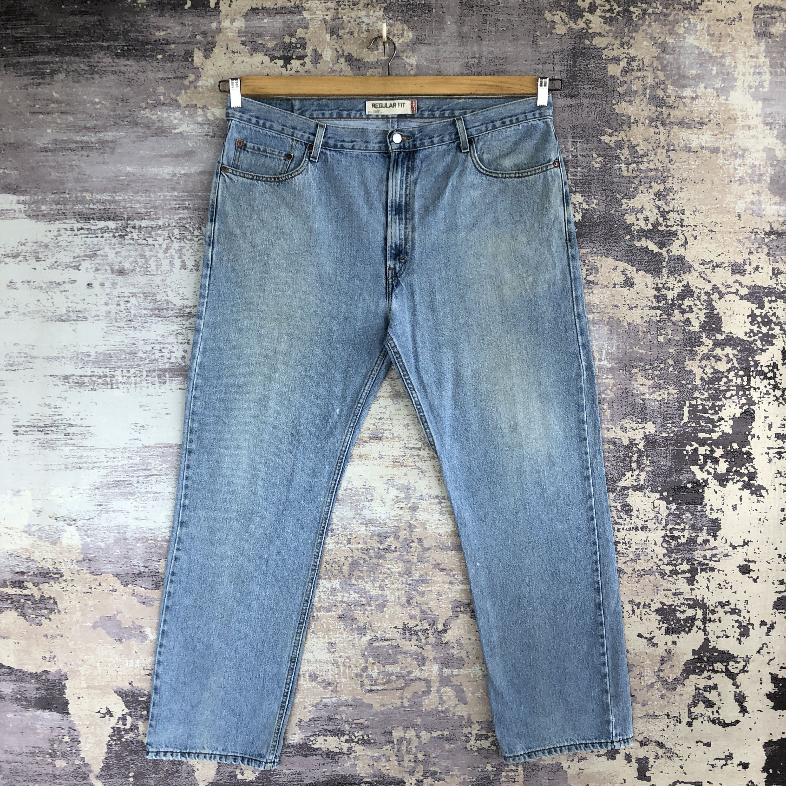 Levi's Vintage Y2K Levis Faded Jeans Levi's 505 Light Wash Denim Size US 44 / EU 60 - 1 Thumbnail