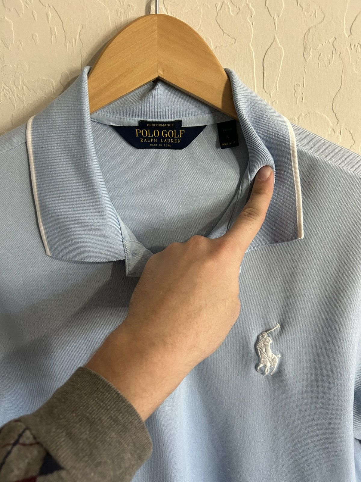 Polo Ralph Lauren × Ralph Lauren × Vintage Vintage Ralph Lauren Polo Golf Polo Shirt Size US L / EU 52-54 / 3 - 2 Thumbnail