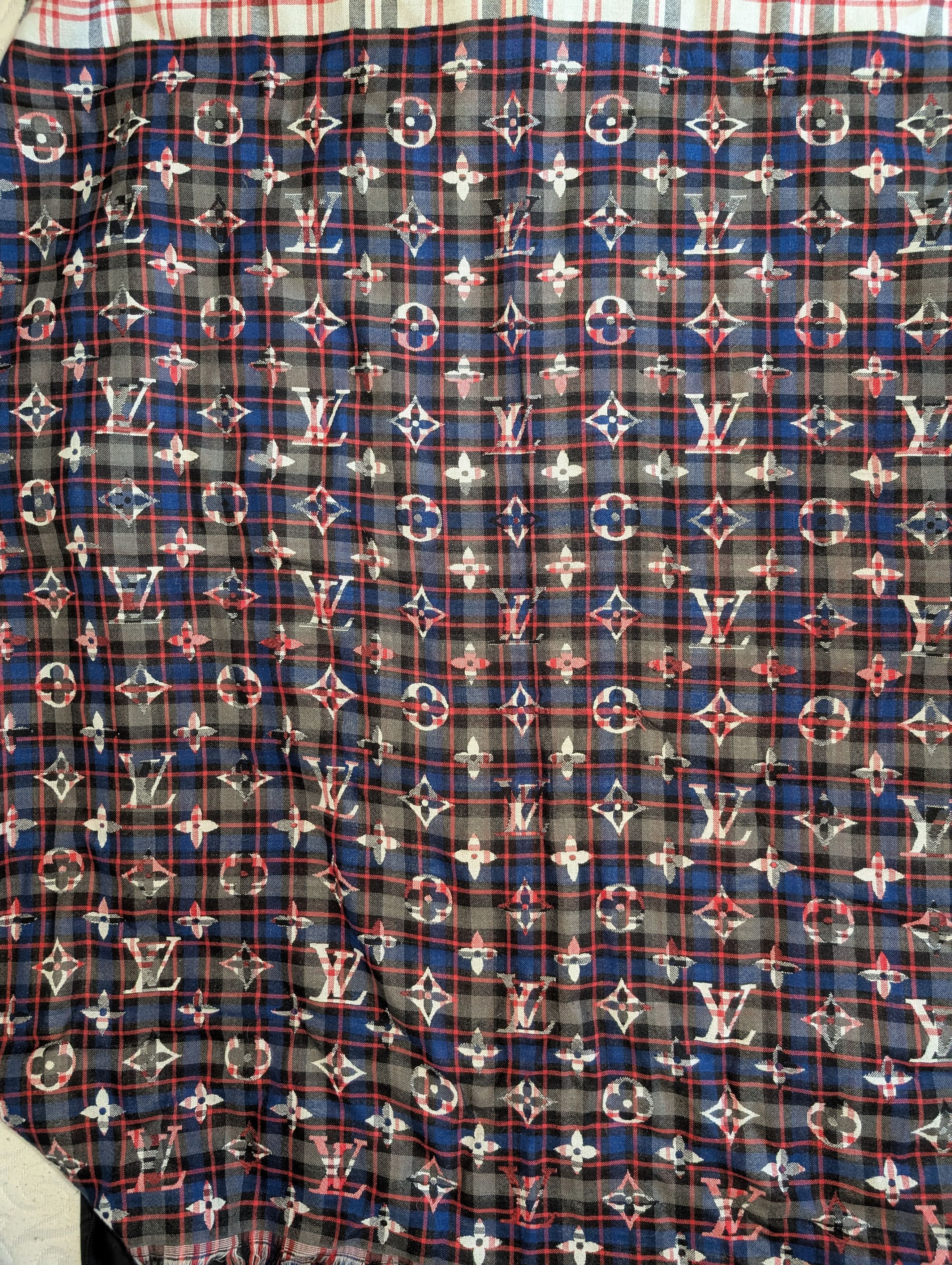 Louis Vuitton LOUIS VUITTON LV MONOGRAM BLUE/RED/WHITE - Size ONE SIZE - 7 Thumbnail