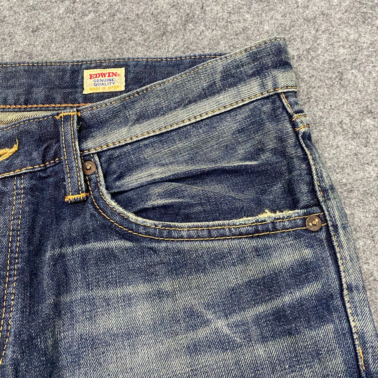 Edwin 💥Flare💥Vintage Edwin 503 Company Denim Jeans Size US 36 / EU 52 - 9 Thumbnail