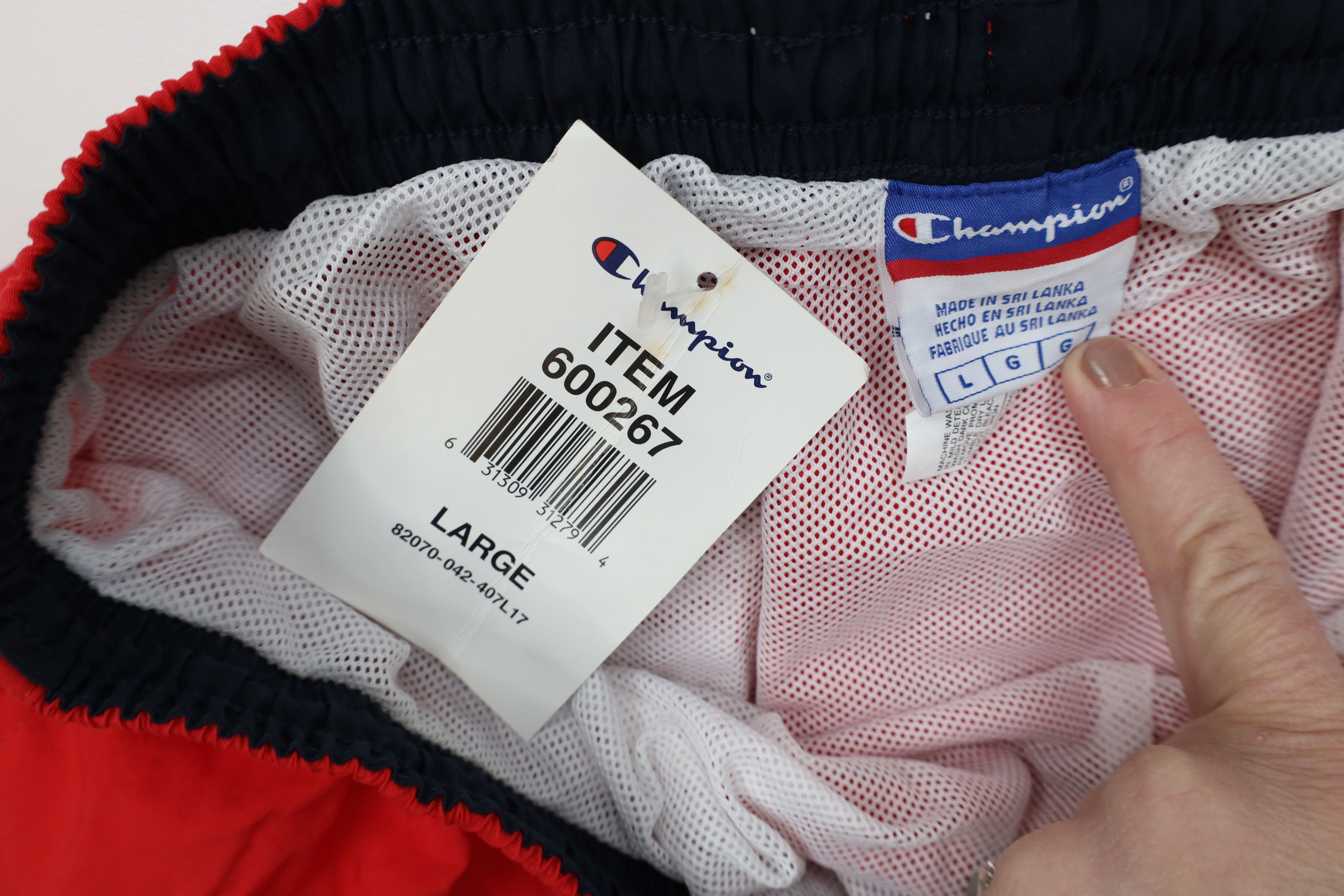 Champion Deadstock Vintage Y2K 2002 Champion Lined Shorts Swim Trunks Size US 34 / EU 50 - 11 Thumbnail