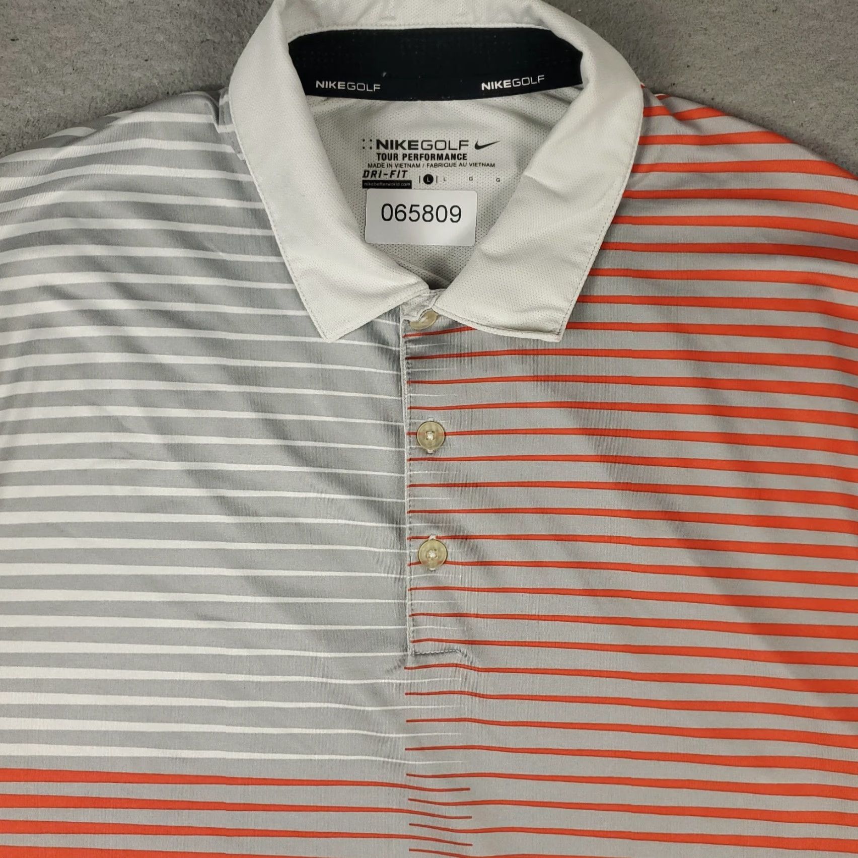Nike Nike Polo Shirt Mens Large Gray Striped Swoosh Golf Casual Short Sleeve Polo Shirt Mens Large Gray Striped Nike Swoosh Golf Casual Short Sleeve Size US L / EU 52-54 / 3 - 2 Thumbnail