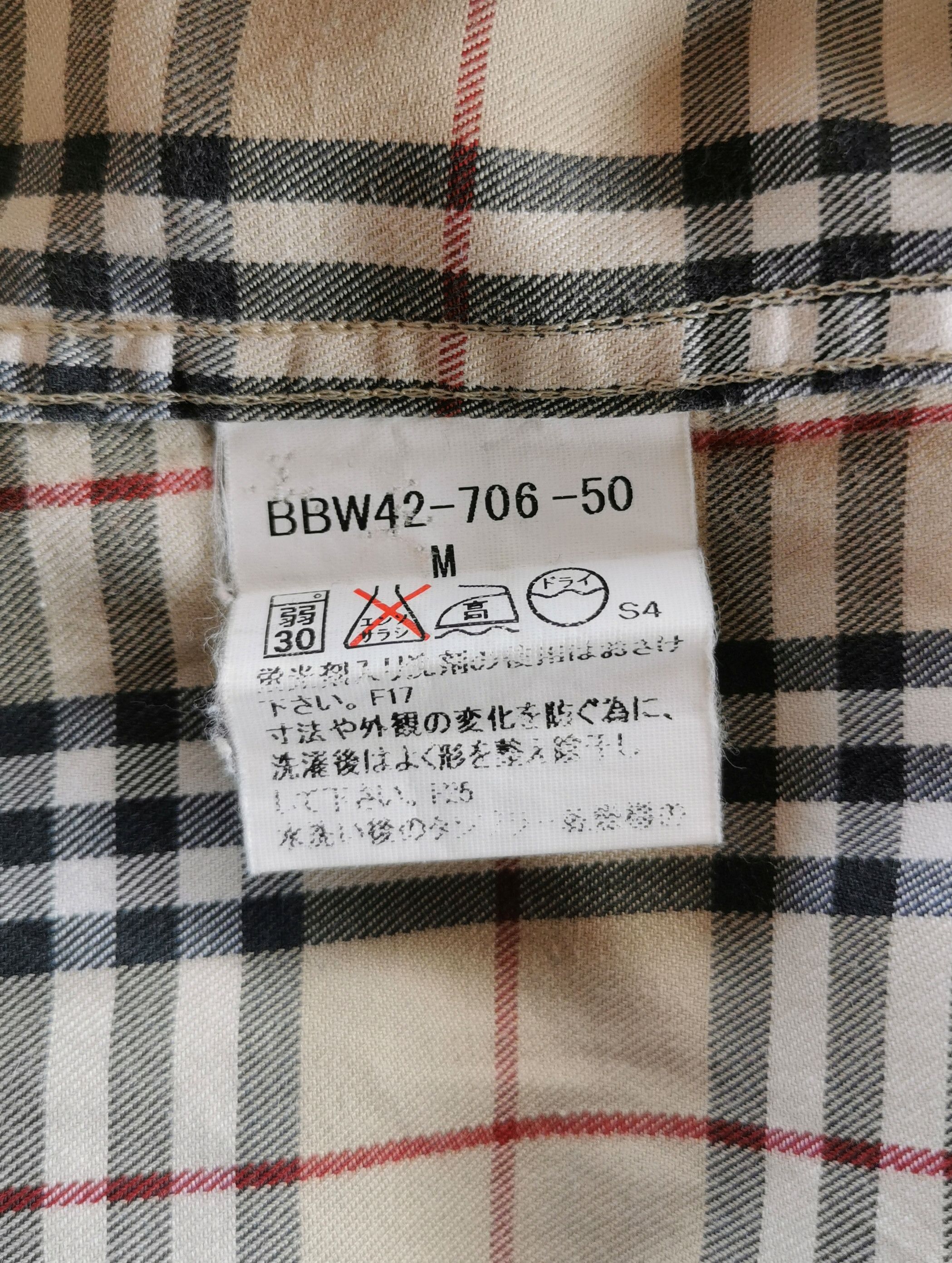 Burberry Burberry Check Long Sleeve Shirts Size US M / EU 48-50 / 2 - 11 Thumbnail