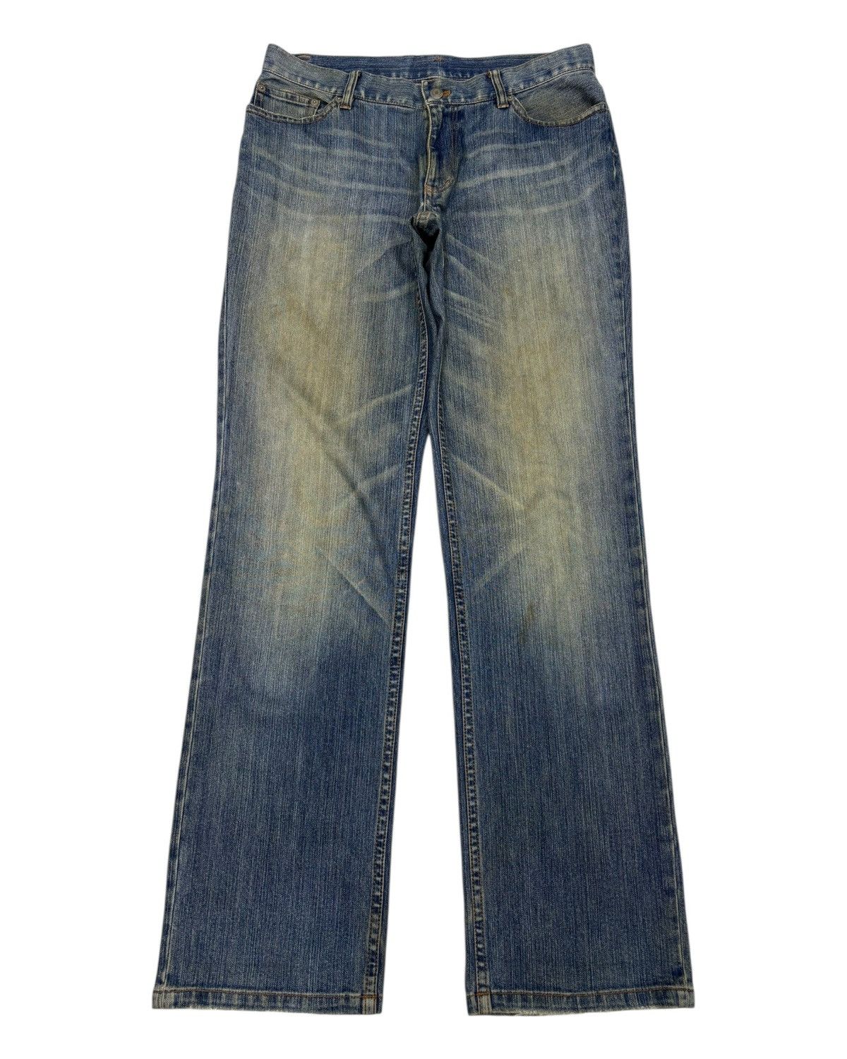 Yohji Yamamoto 🔥D’URBAN RUSTY DENIM MUD WASH LOOSE FIT JEANS Size US 32 / EU 48 - 1 Thumbnail