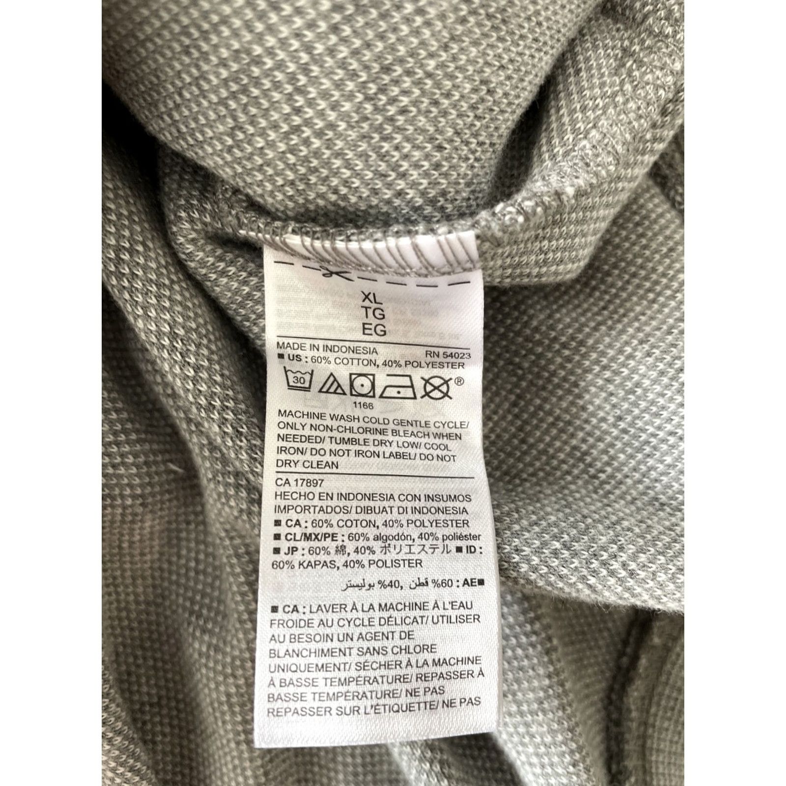 Old Navy Old Navy Mens XL Gray Flex Henley Long Sleeve Shirt Waffle Knit Outdoor Stretch Shirt Size US XL / EU 56 / 4 - 8 Thumbnail