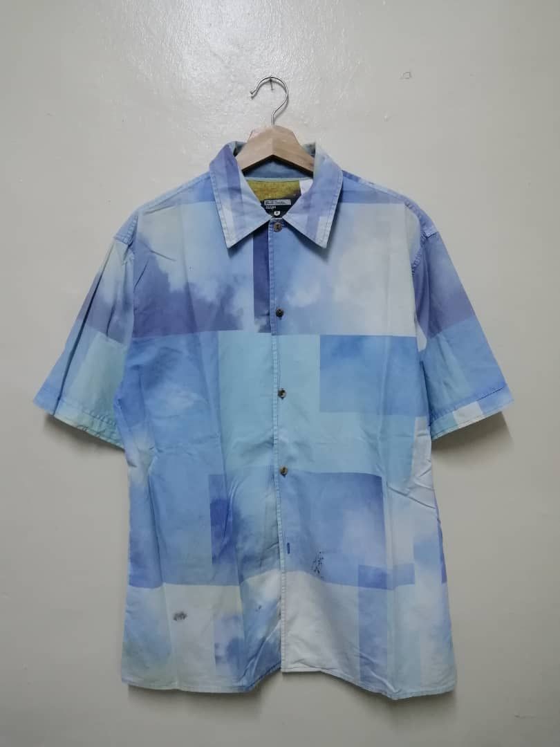 Paul Smith × Vintage Vintage Paul Smith Jeans Aeroplane Button Shirt Size US M / EU 48-50 / 2 - 1 Thumbnail