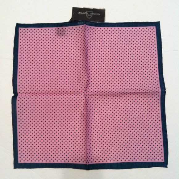 Black Brown 1826 BLACK BROWN 1826 NEW 58%LINEN42%COTTON POCKETSQUARE 13"X13" Size ONE SIZE - 1 Thumbnail
