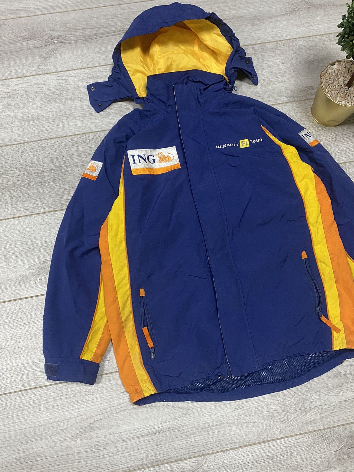NASCAR Renault F1 ING Team vintage racing jacket windbreaker Size US S / EU 44-46 / 1 - 3 Thumbnail