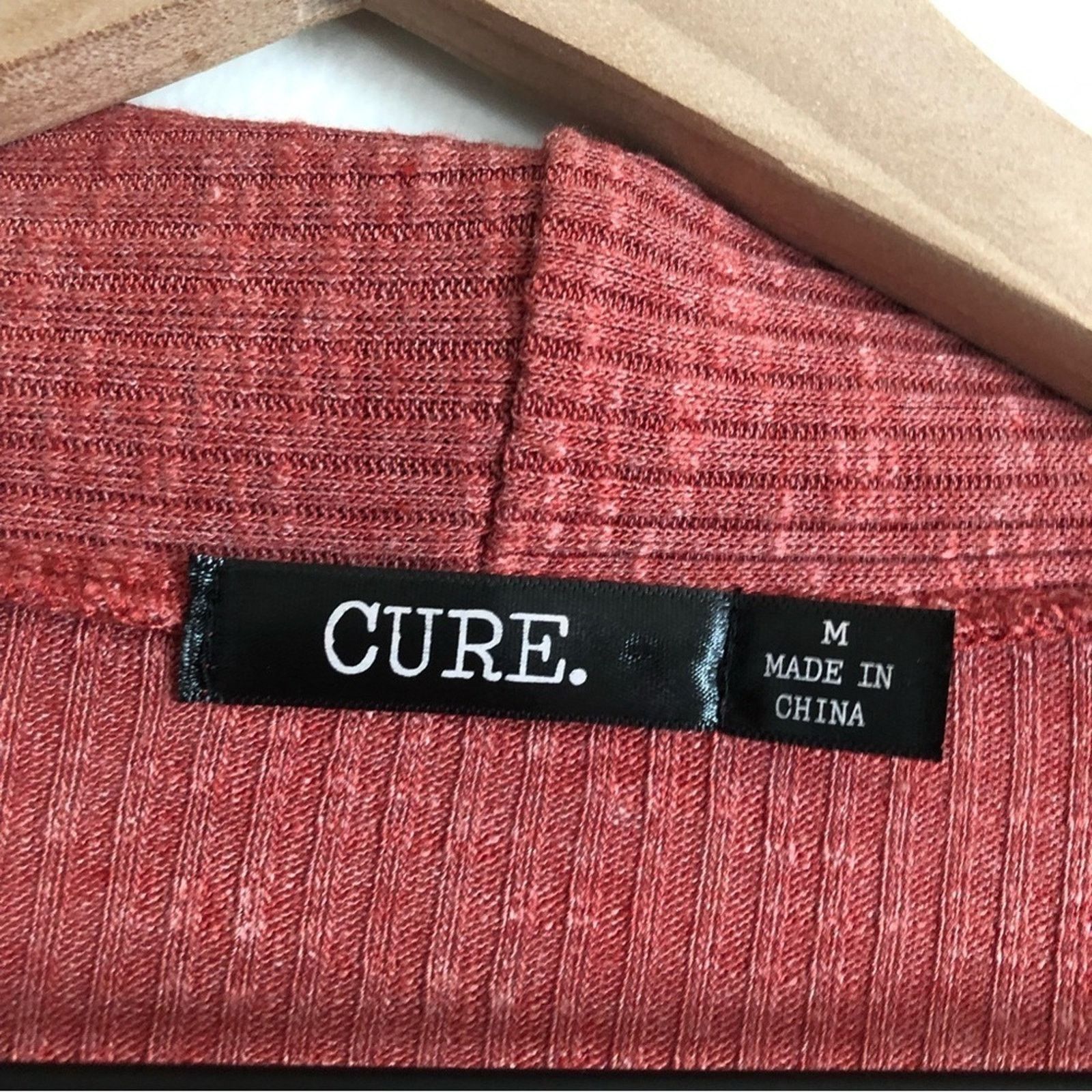 Other Cure Knit Ribbed Long Sleeve Open Button Cardigan Sweater Size M / US 6-8 / IT 42-44 - 5 Thumbnail