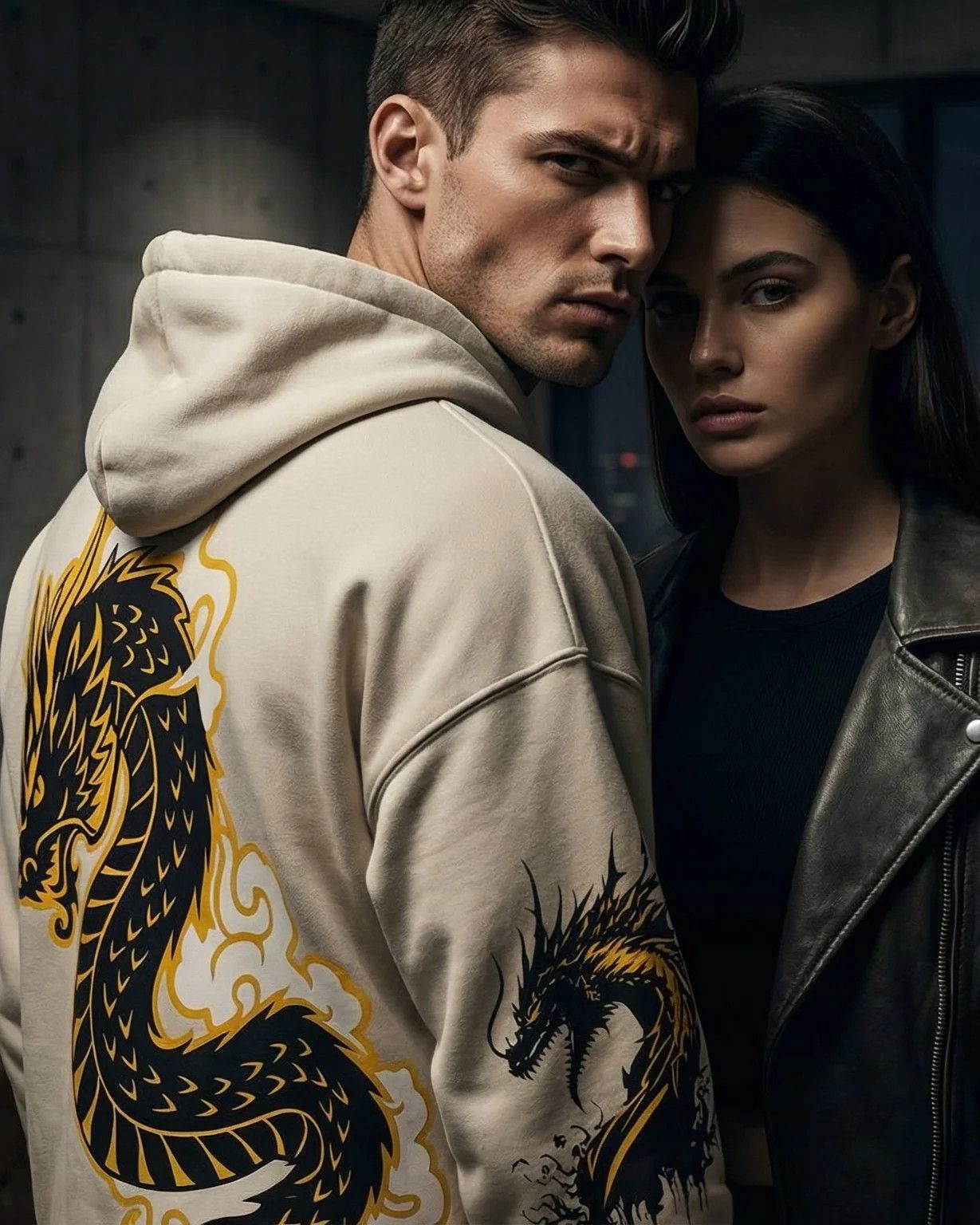 Other Badbee Clan Leader Beige Hoodie | Streetwear Size US M / EU 48-50 / 2 - 2 Thumbnail