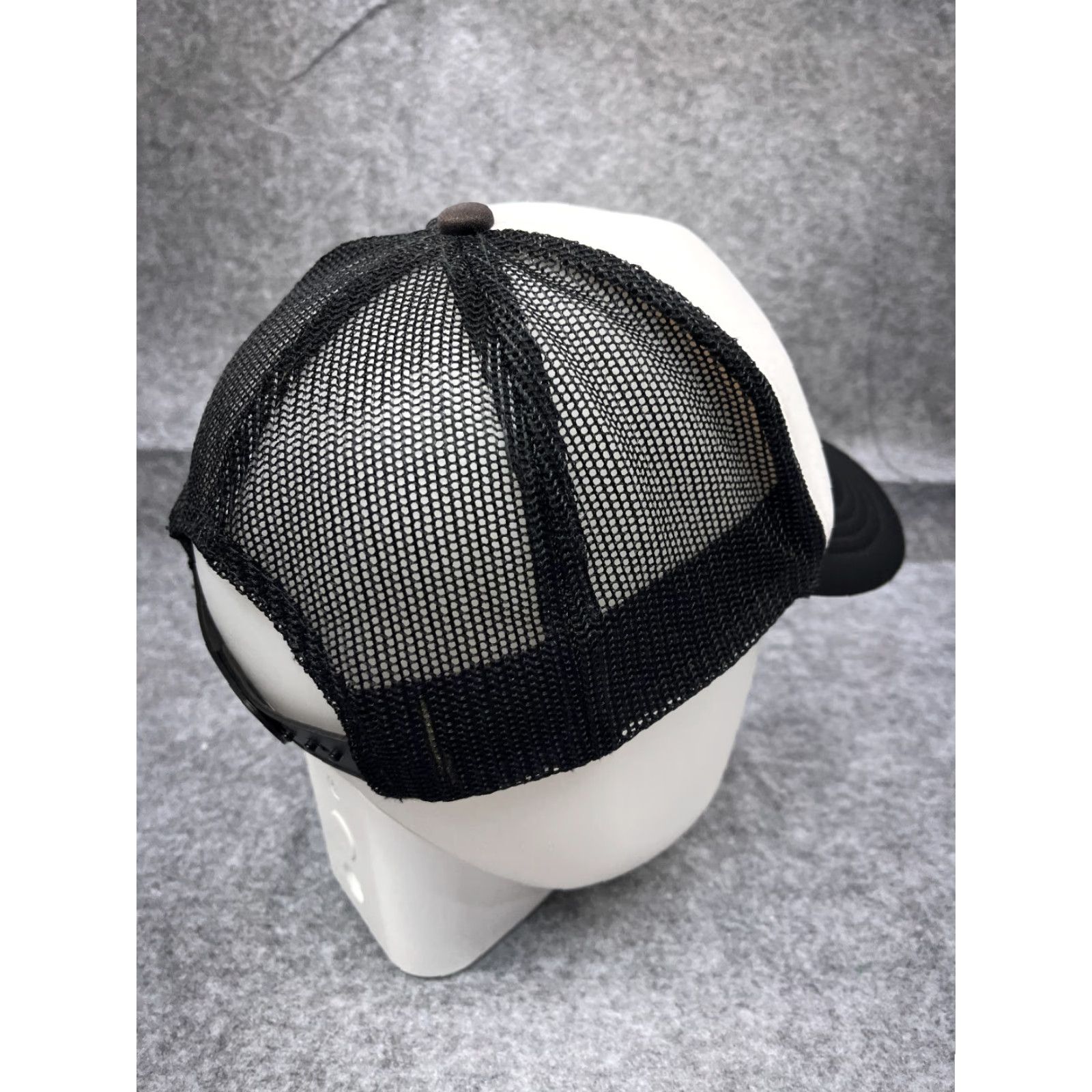 Vintage HPM Hat Cap Snap Back Adult Black Polyester Nylon Trucker Workwear Outdoors Size ONE SIZE - 7 Thumbnail