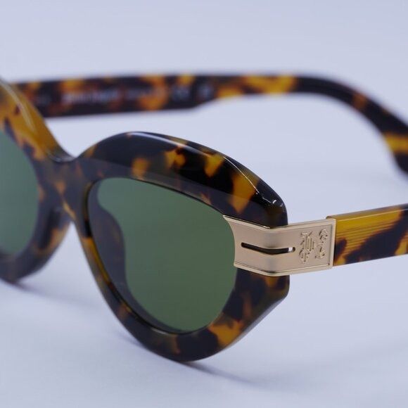 Palm Angels Palm Angels PERI10F MIRACLE 6055 Sunglasses Havana Cat Eye Size ONE SIZE - 4 Thumbnail