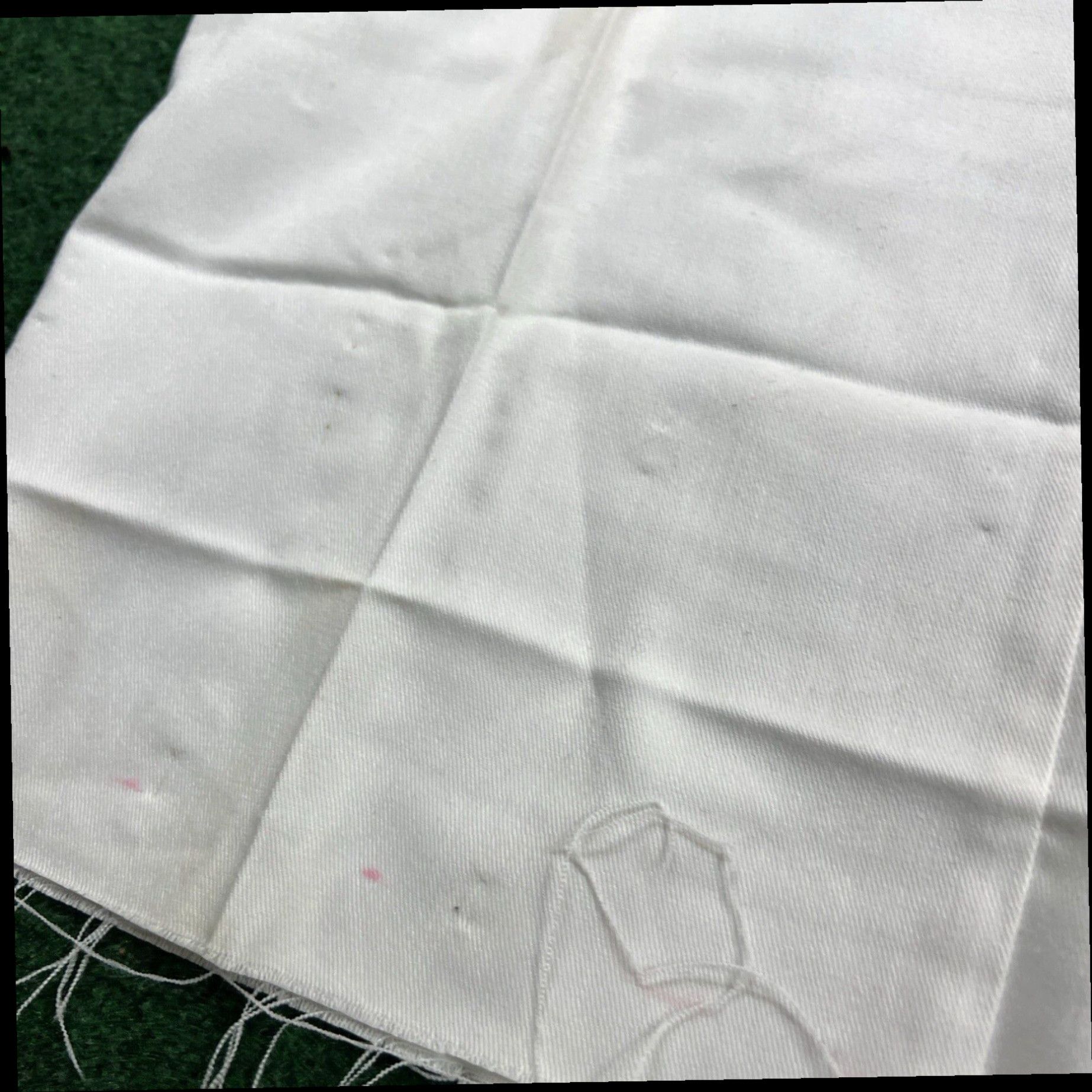 Vintage Vintage 70s Levis Sportswear Pants Womens (32x28) Off White Pleated USA Stained Size 24" / US 00 / IT 34 - 6 Thumbnail